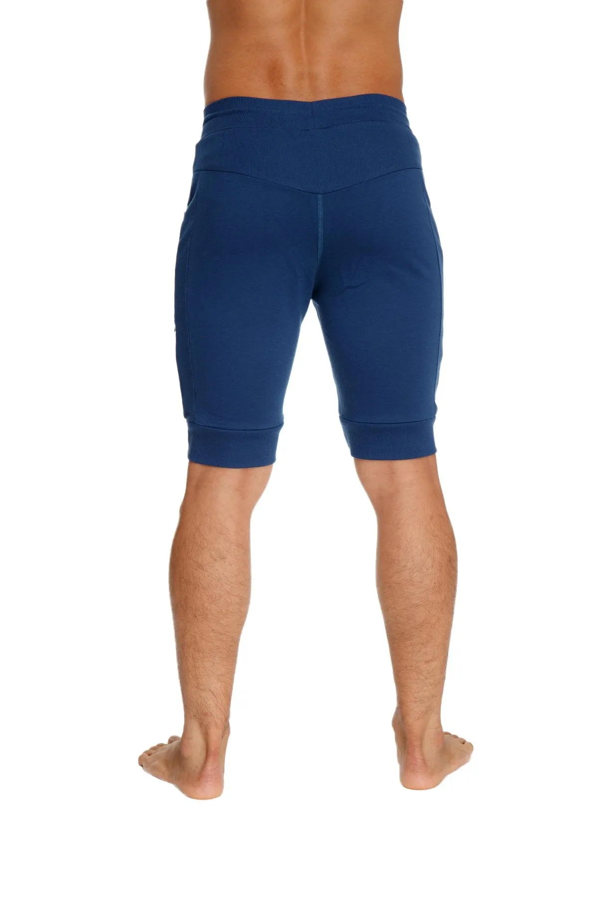 Cuffed Yoga Short (Royal Blue)