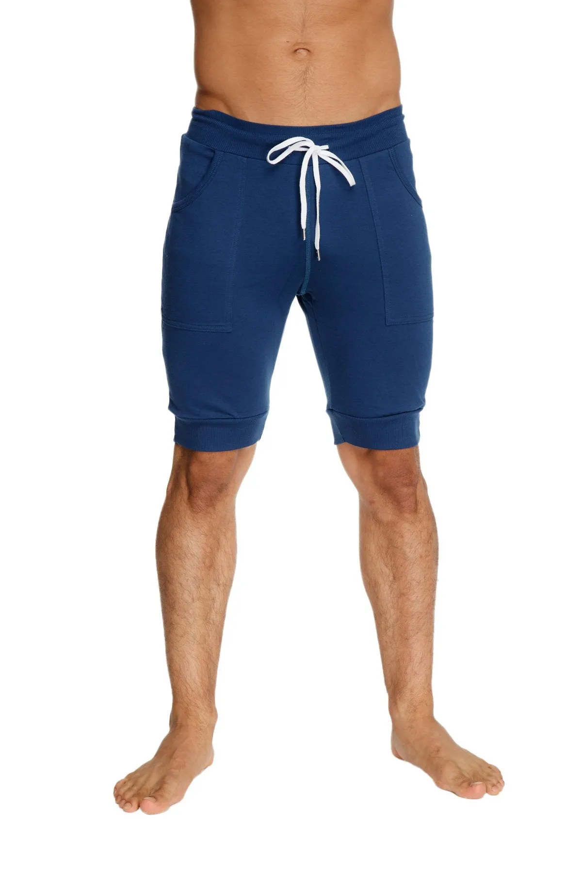 Cuffed Yoga Short (Royal Blue)