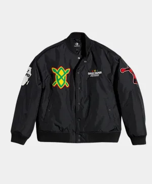 Daily Paper X Converse Black Stadium Jacket