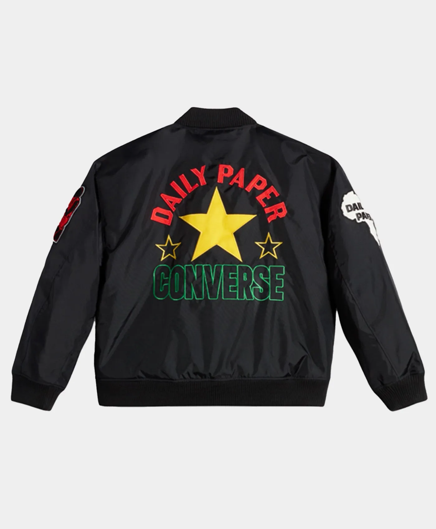 Daily Paper X Converse Black Stadium Jacket