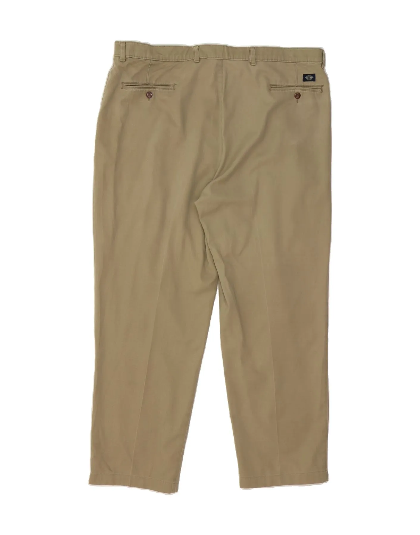 DOCKERS Mens Pegged Chino Trousers W42 L30 Beige Cotton