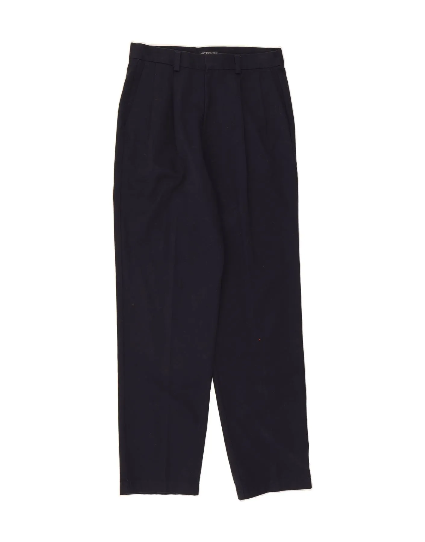 DOCKERS Womens Pegged Chino Trousers US 4 Small W28 L31 Navy Blue Cotton