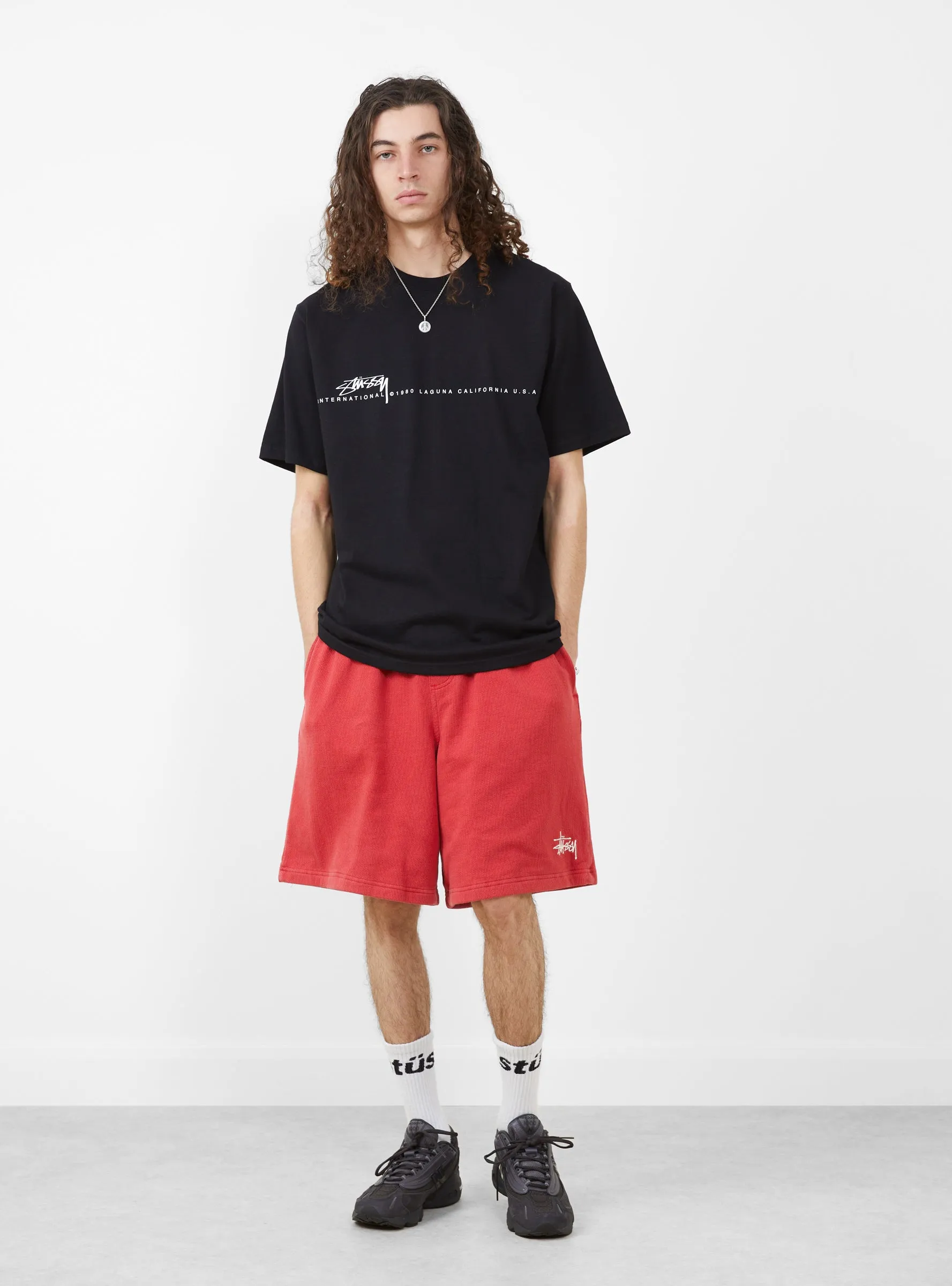 Double Layer Jersey Short Red
