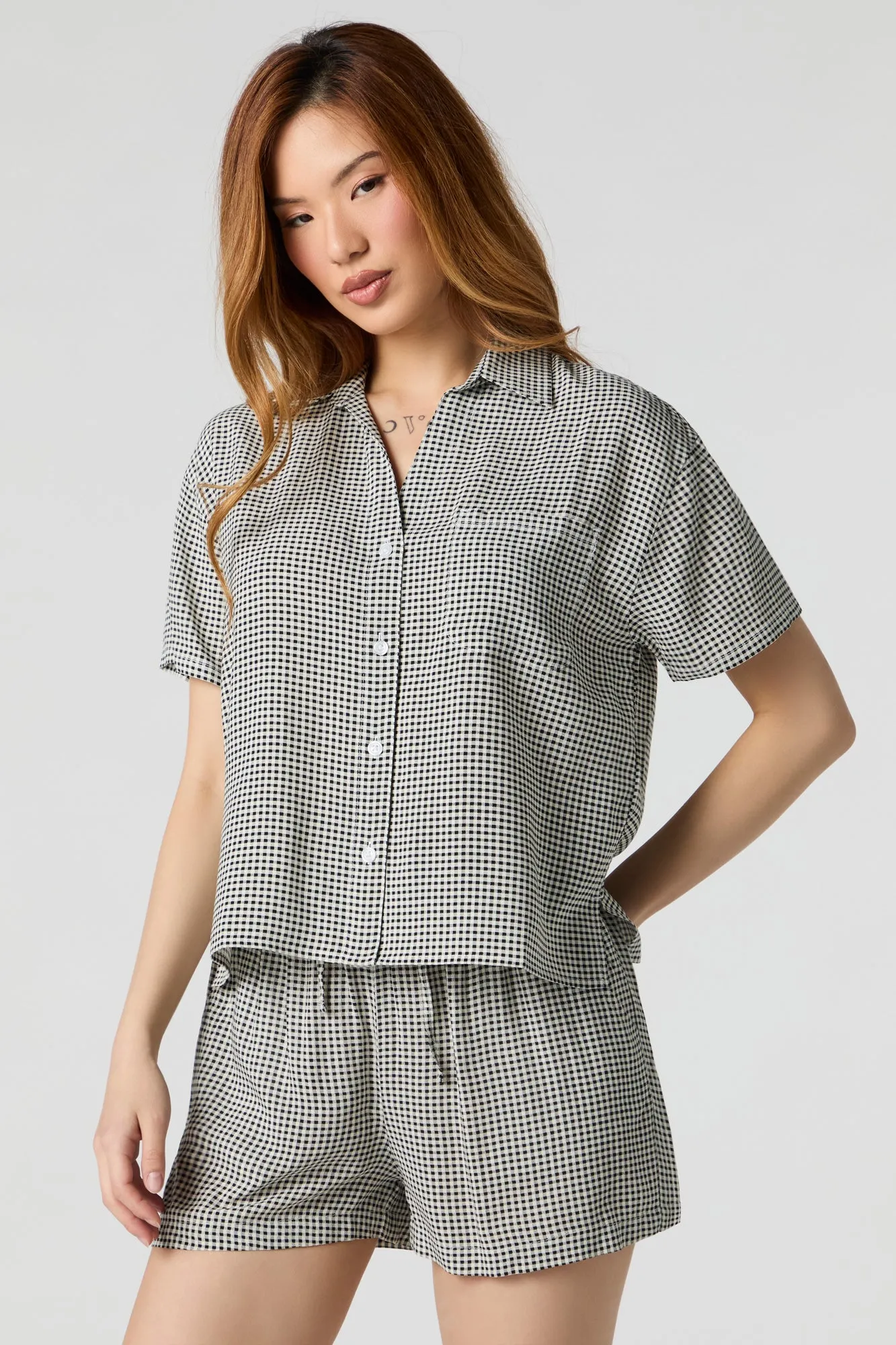 Drawstring Flowy Short