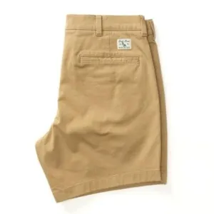 Duck Head 160th 7" Pleated Gold School Chino Short - Khaki