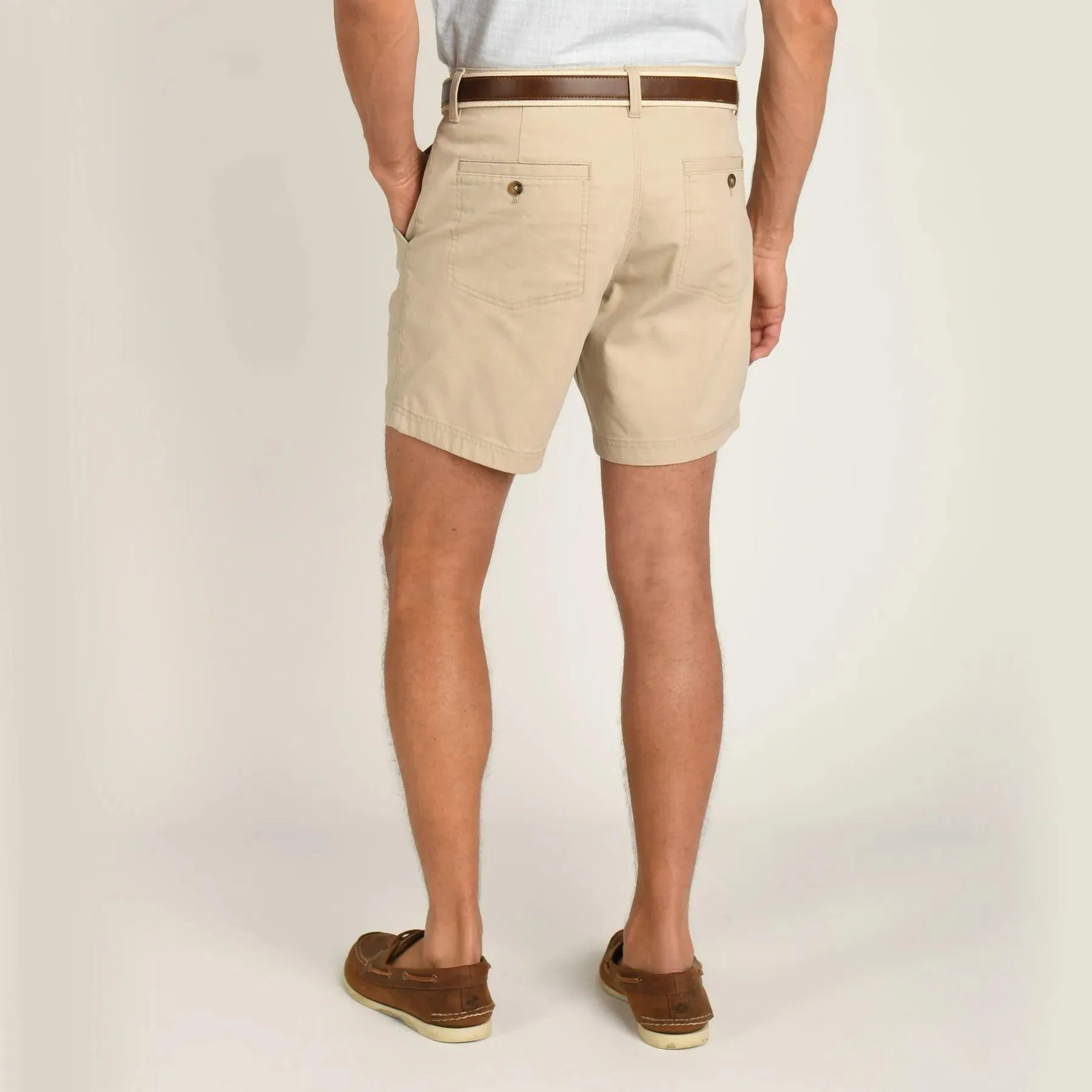 Duck Head 7" Field Canvas Camp Short - Stone