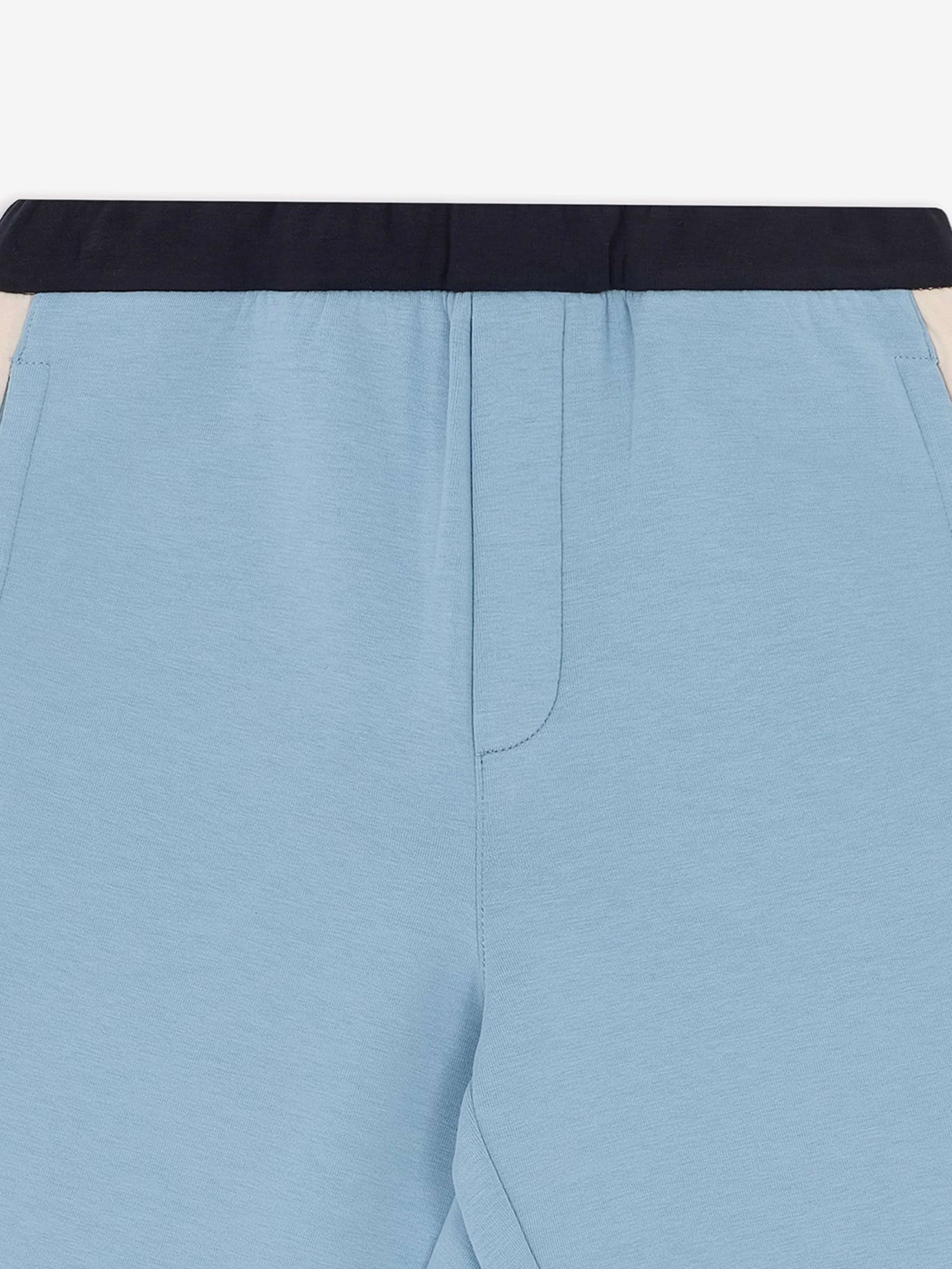 Emporio Armani Boys Colourblock Shorts in Blue