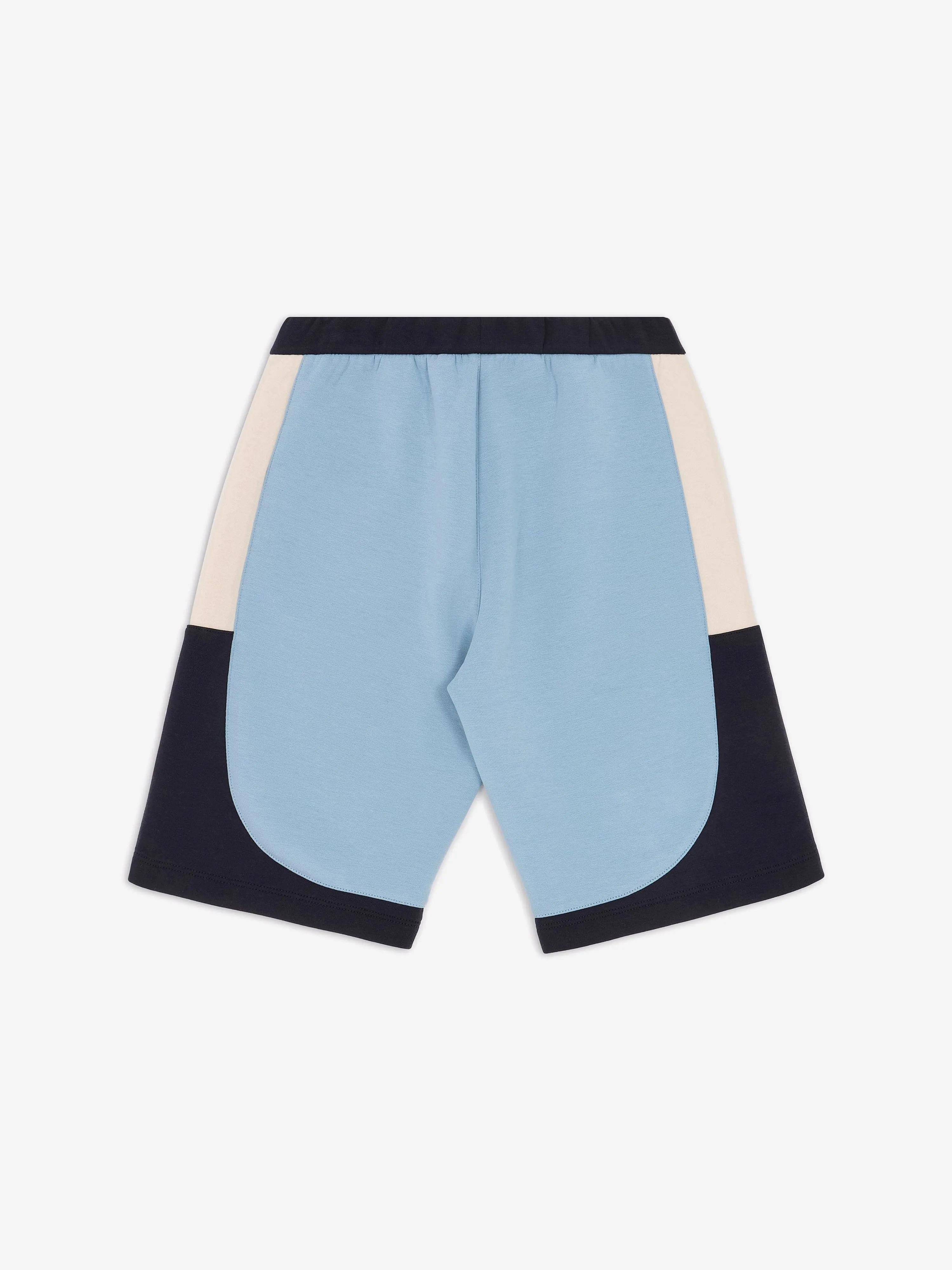 Emporio Armani Boys Colourblock Shorts in Blue