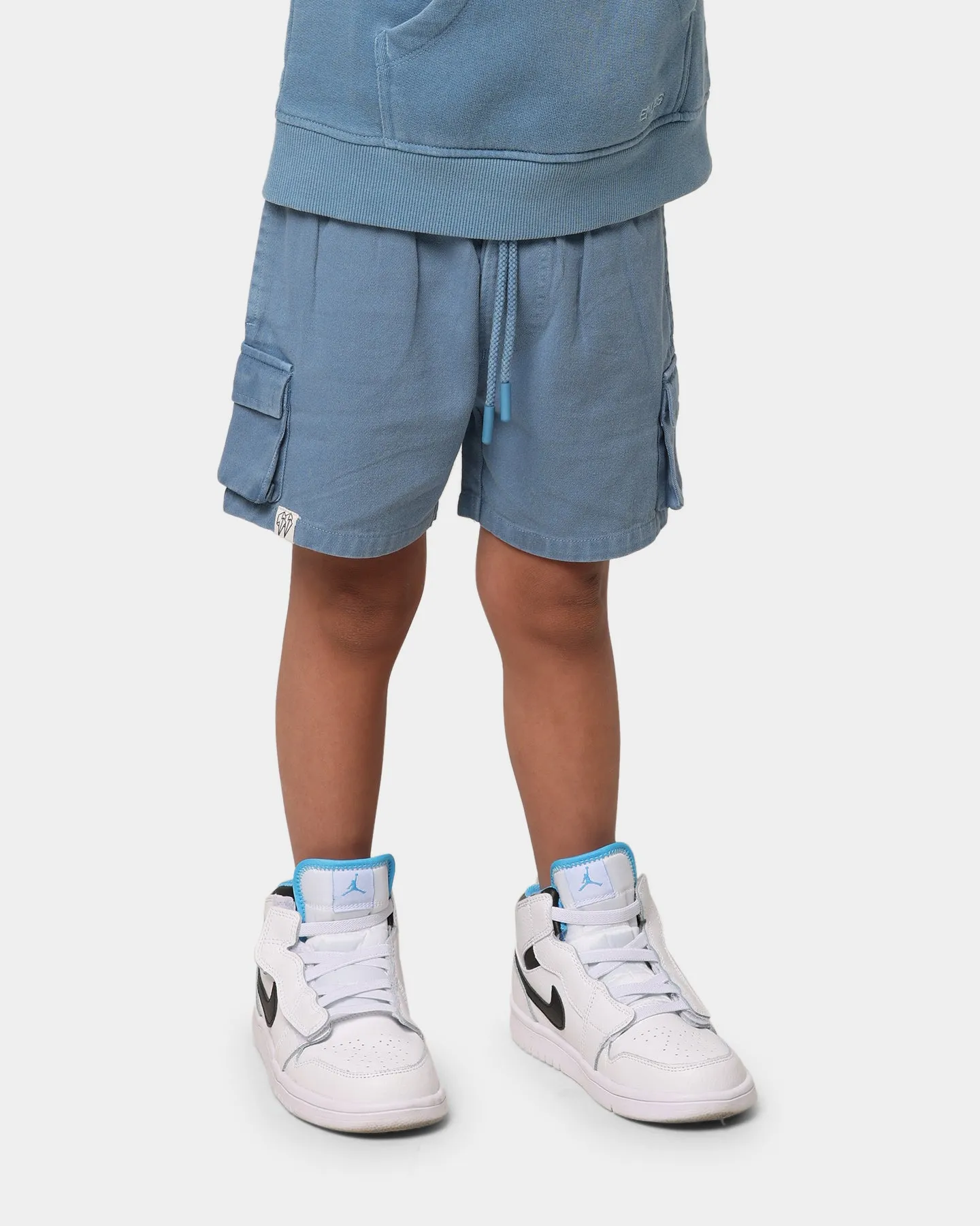 EN ES Kid's Mini Atlanta Shorts Cornflower Blue