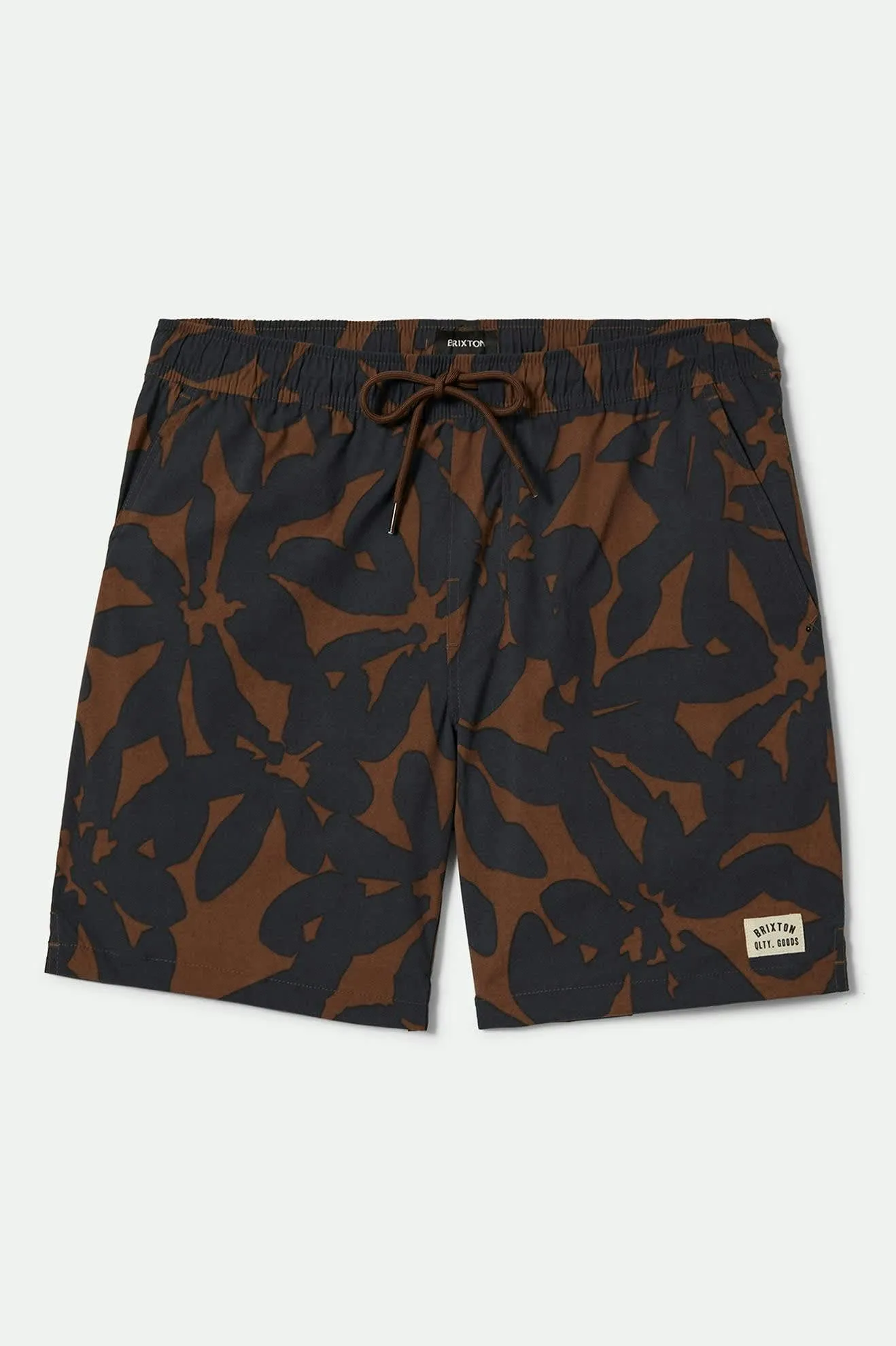 Everyday Stretch Hybrid Short 5.5 - Pinecone Brown Floral