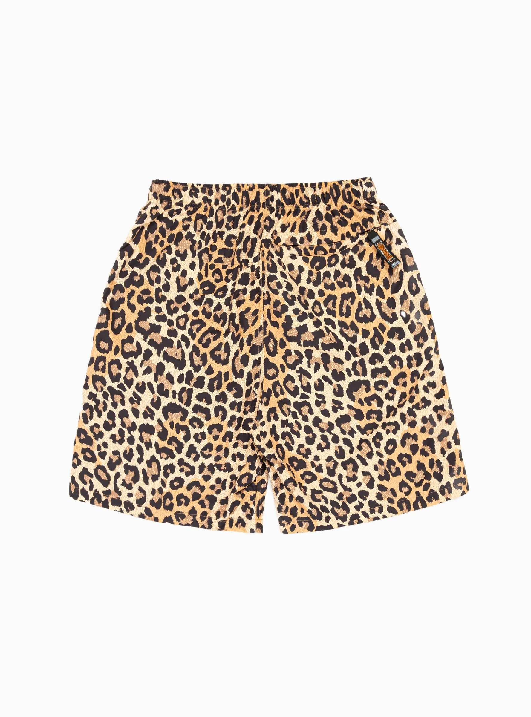 Fast-Dry Leopard Easy Shorts Brown