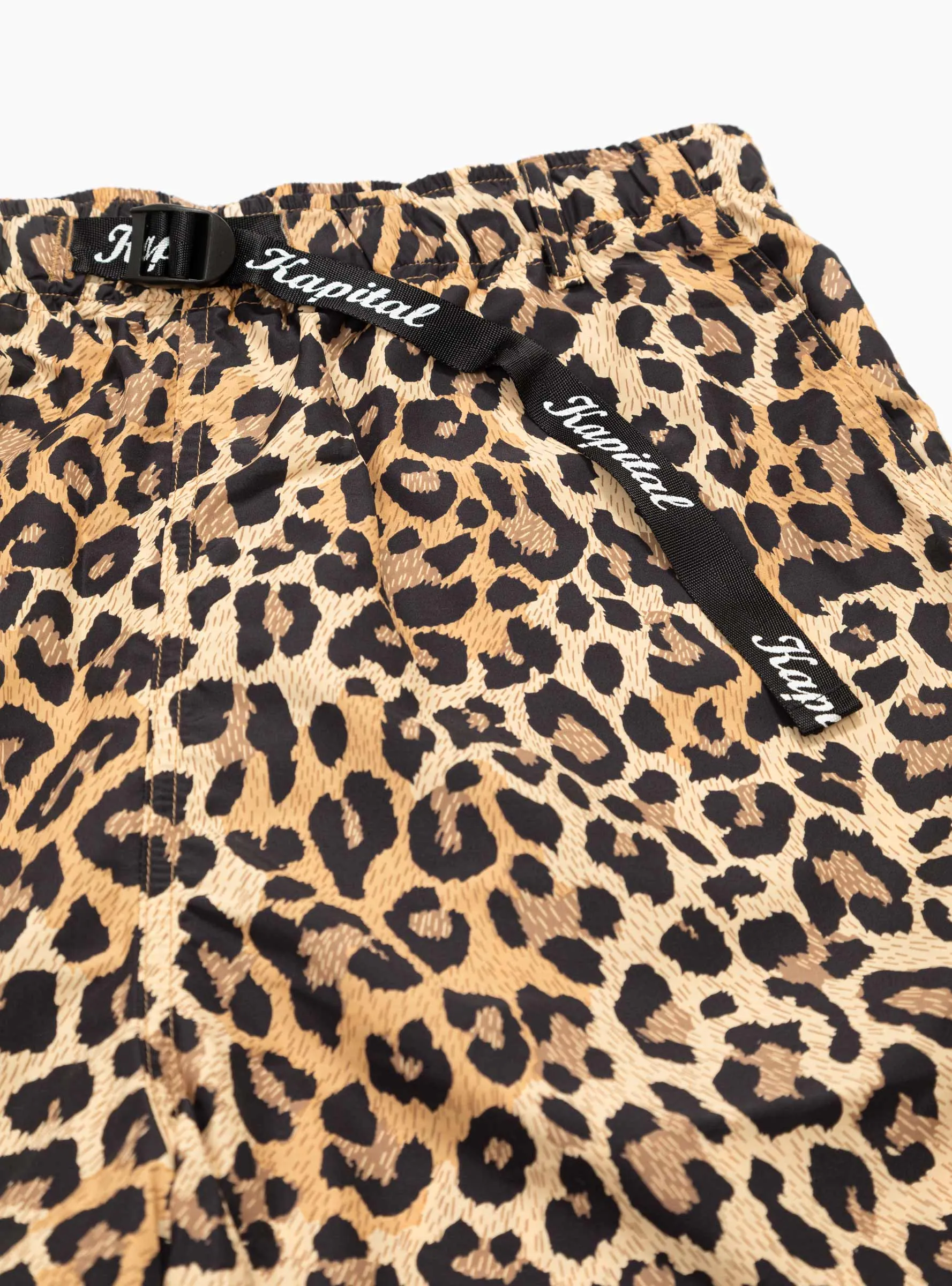Fast-Dry Leopard Easy Shorts Brown