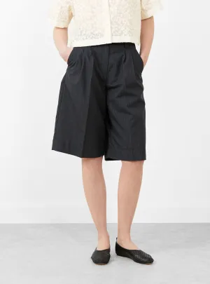 Favourite Shorts Dark Grey Pinstripe