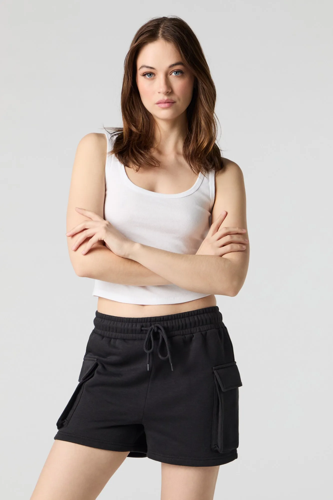 Fleece Cargo Short