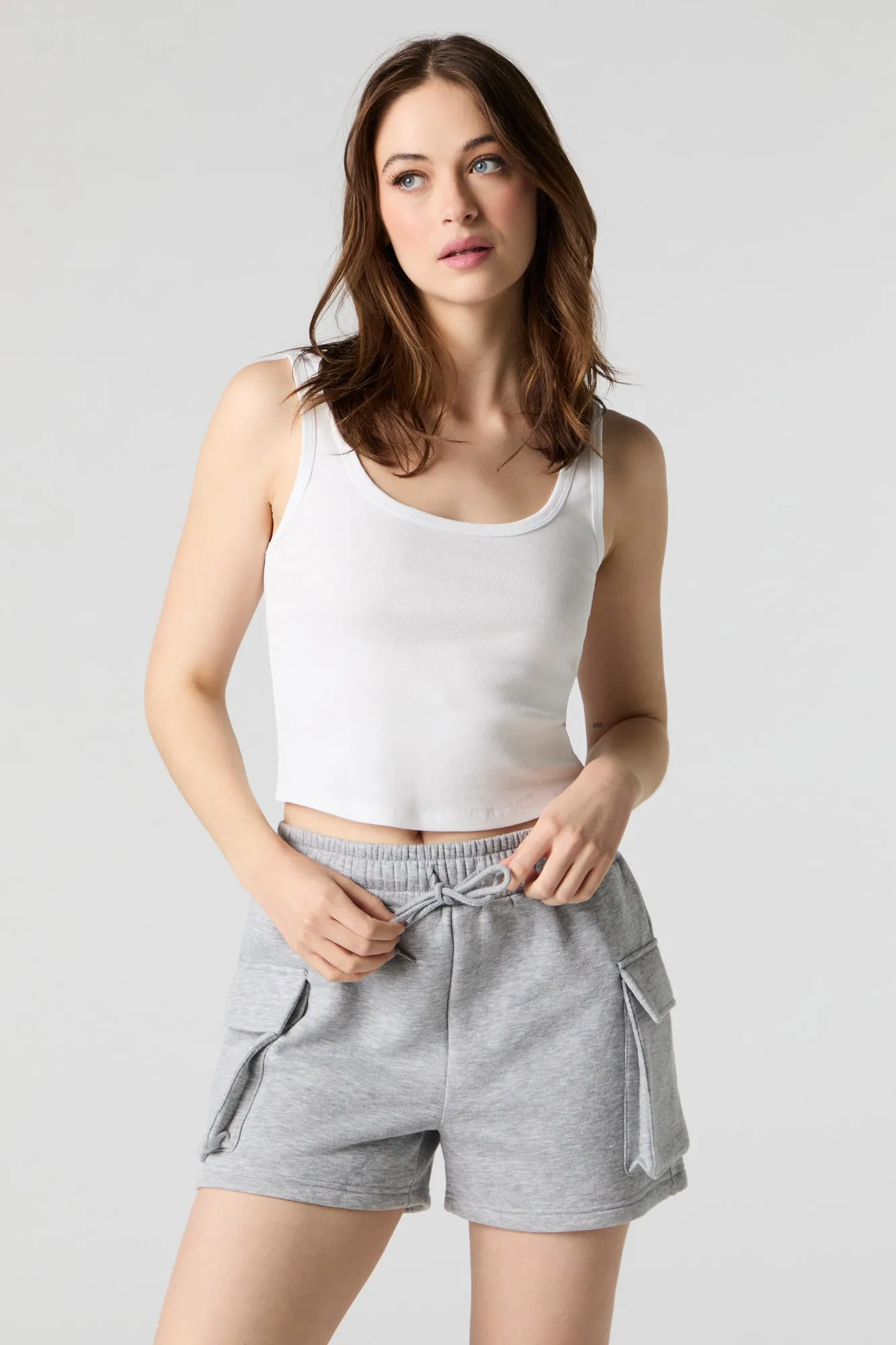 Fleece Cargo Short