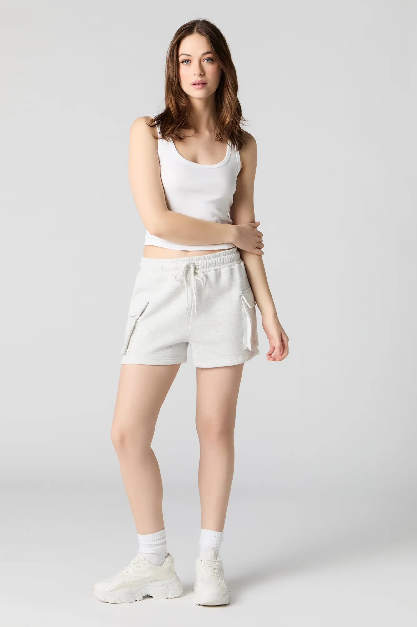 Fleece Cargo Short