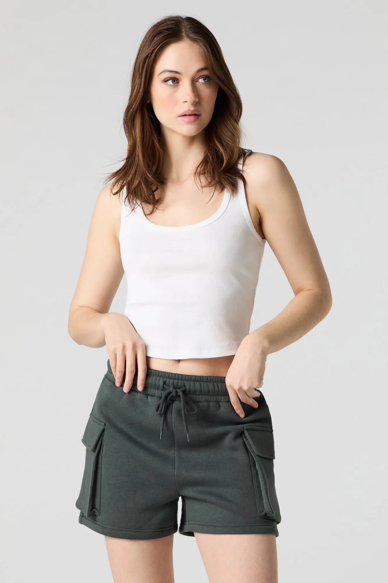 Fleece Cargo Short