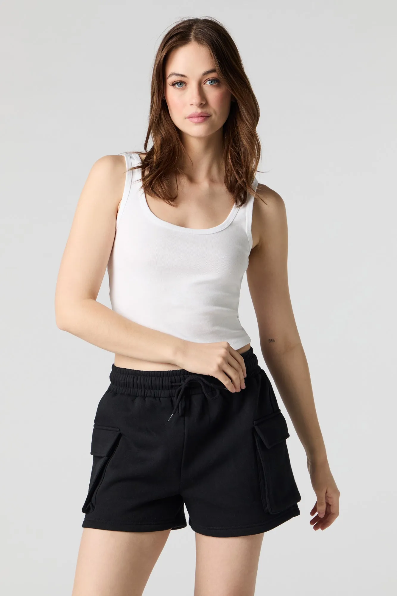 Fleece Cargo Short