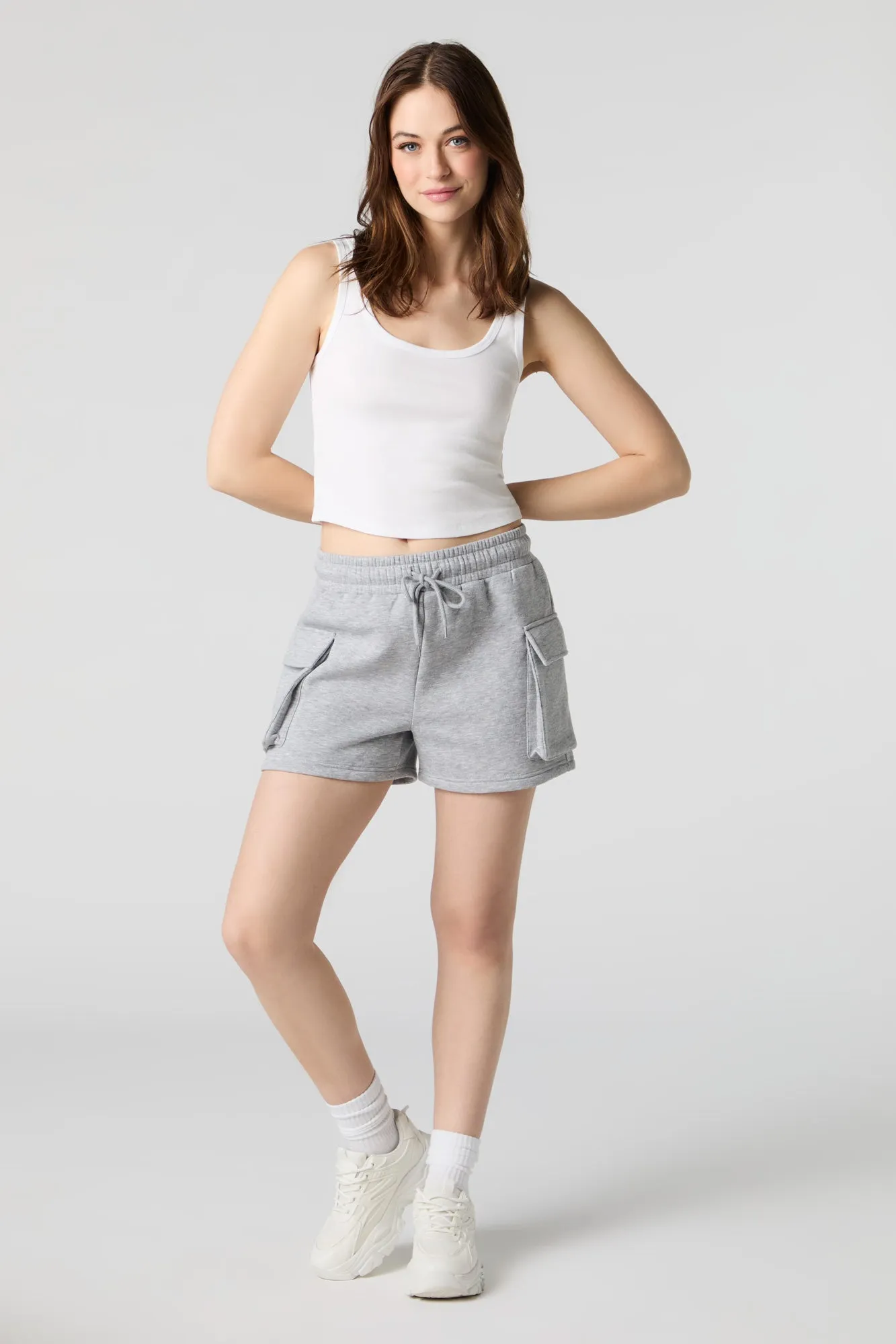 Fleece Cargo Short