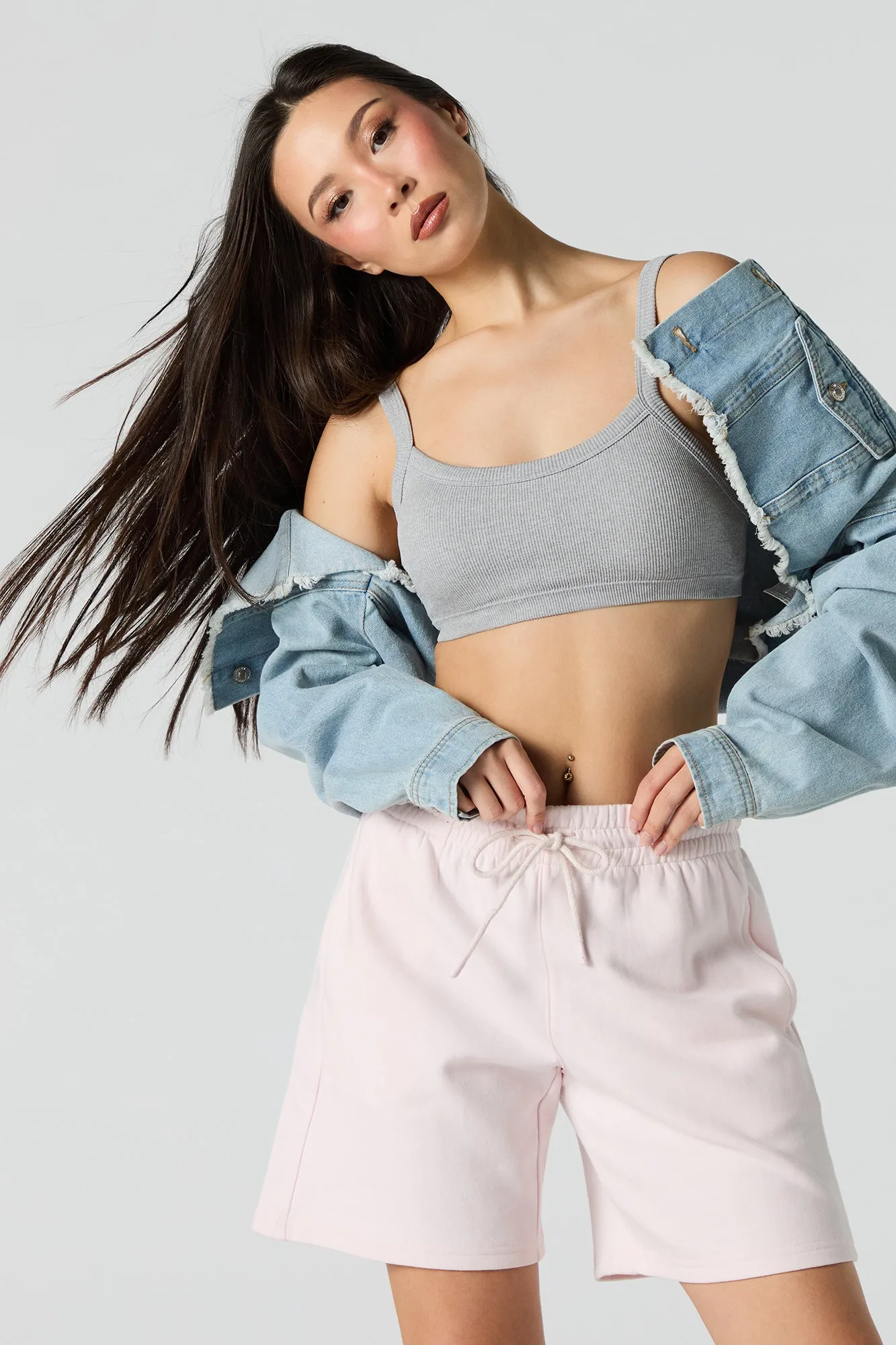 Fleece Drawstring Short