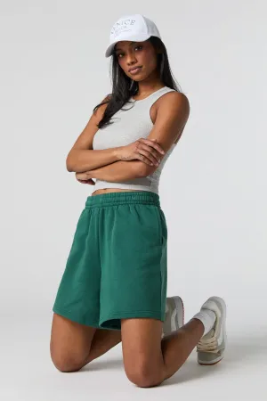 Fleece Longline Short