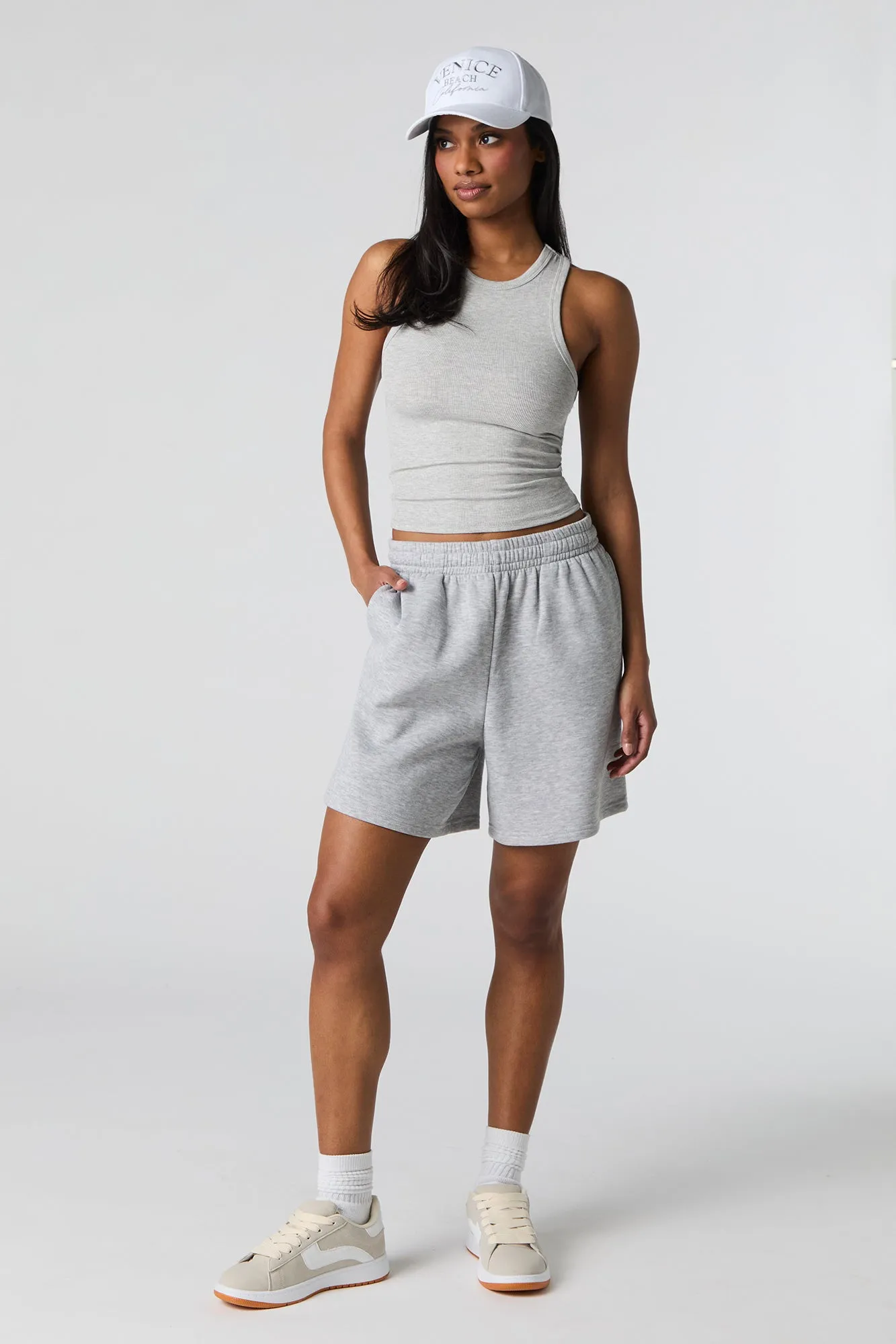 Fleece Longline Short
