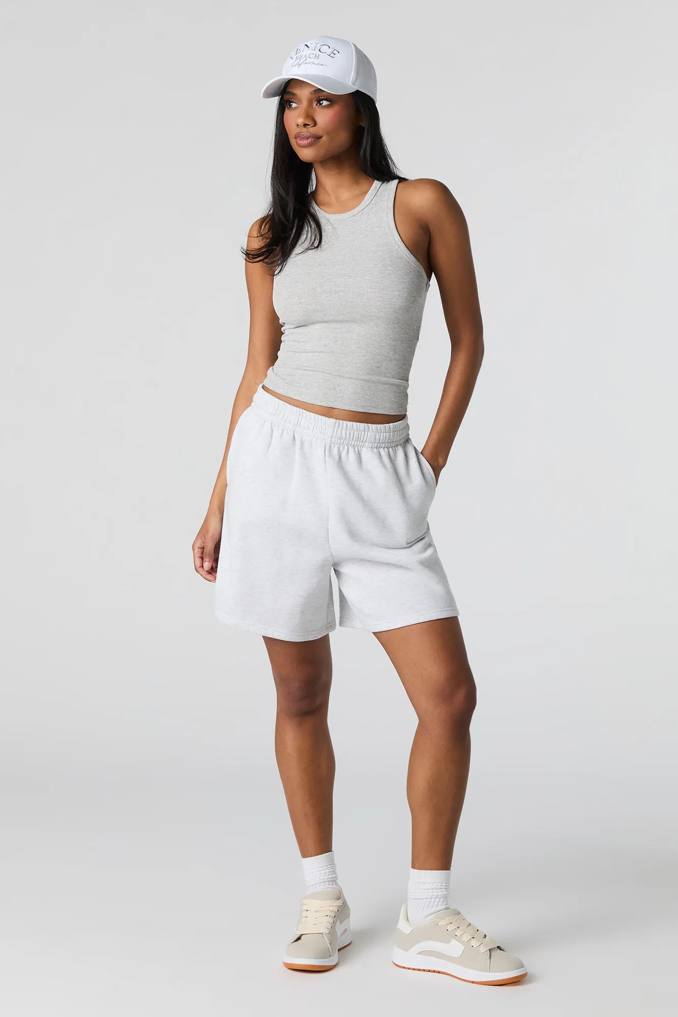 Fleece Longline Short