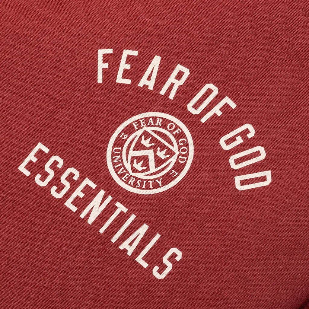Fleece Relaxed Sweatpant - Crimson