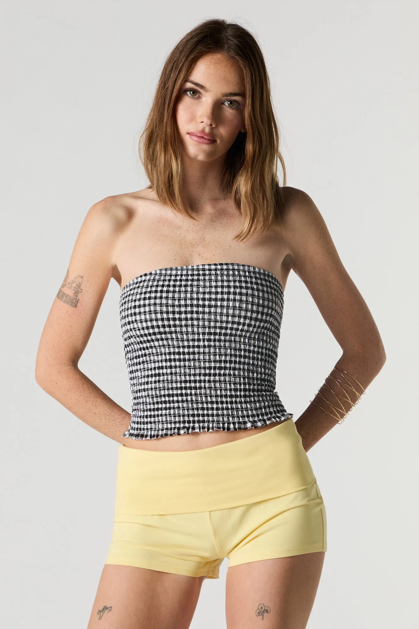 Foldover Waist Shortie
