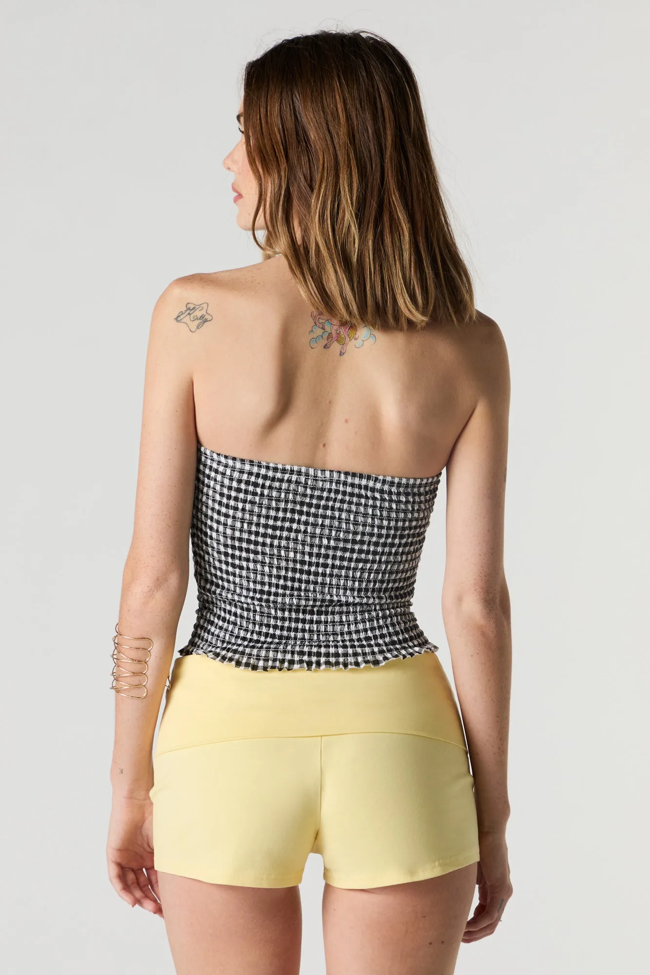 Foldover Waist Shortie