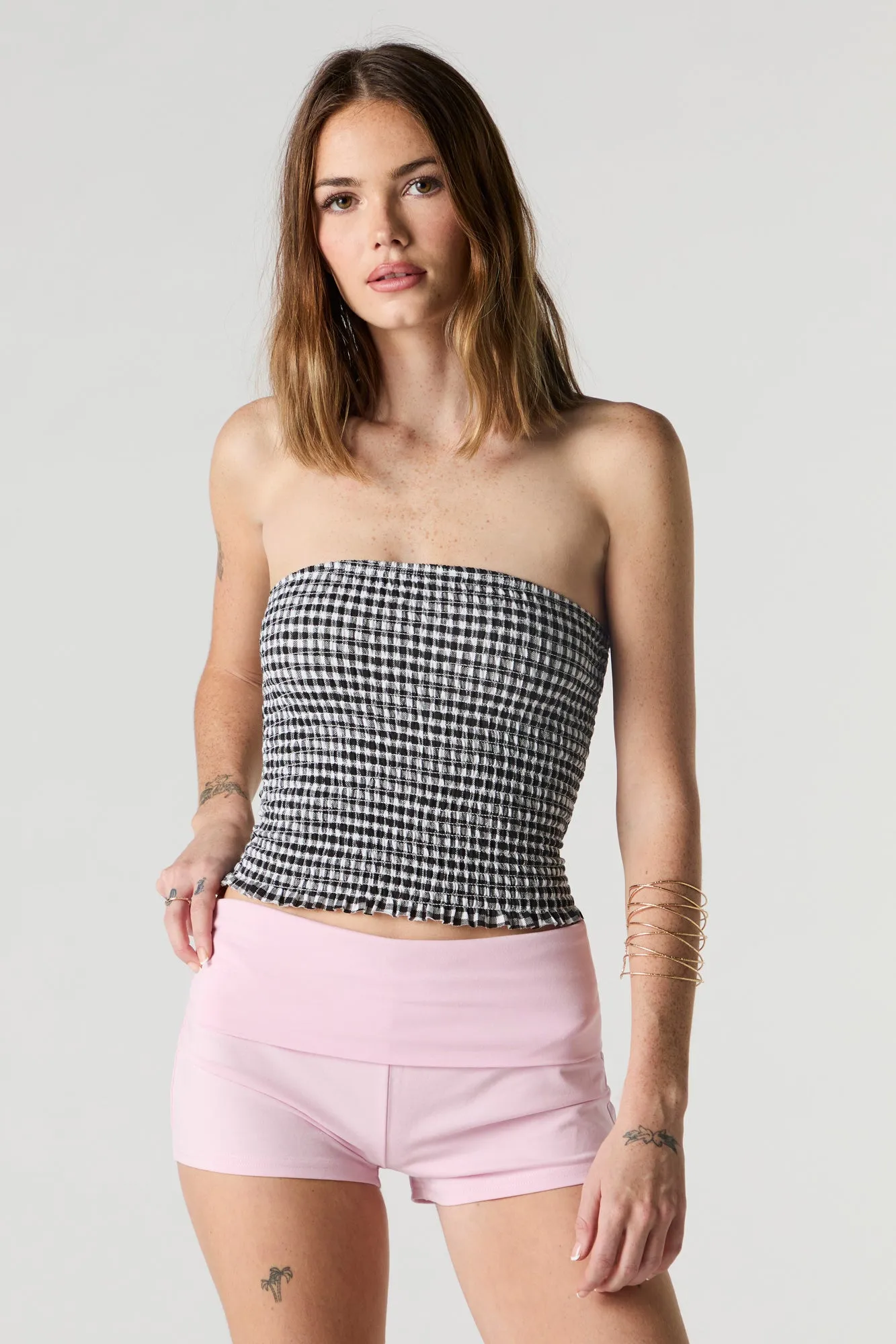 Foldover Waist Shortie