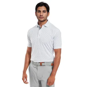 FootJoy Figure Print Lisle Golf Shirt