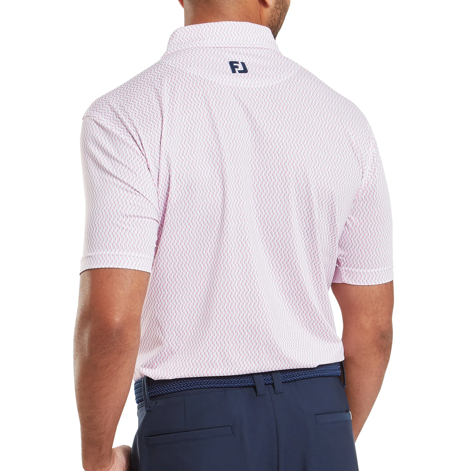 FootJoy Wiggle Print Lisle Golf Shirt