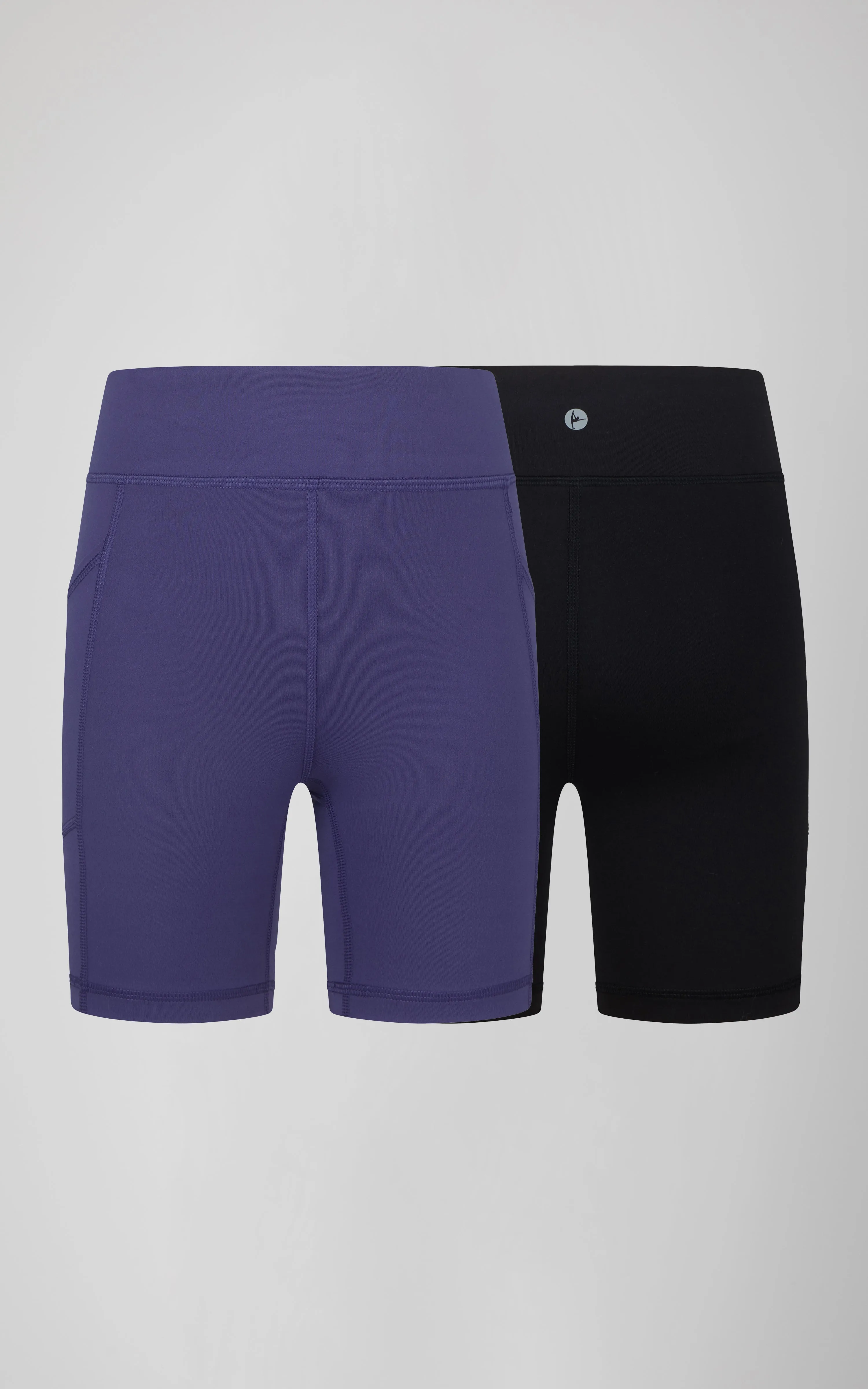 Girls 2 PK Interlock Side Pocket   Basic Bike Short
