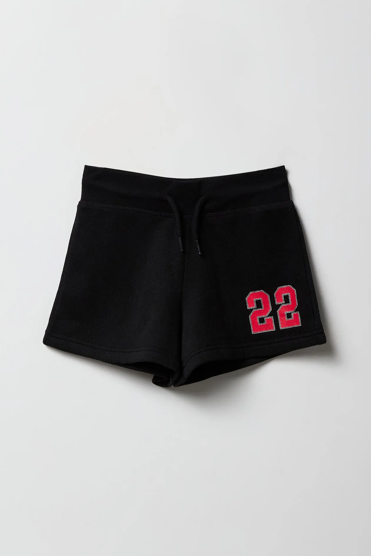 Girls Active Graphic Fleece Short