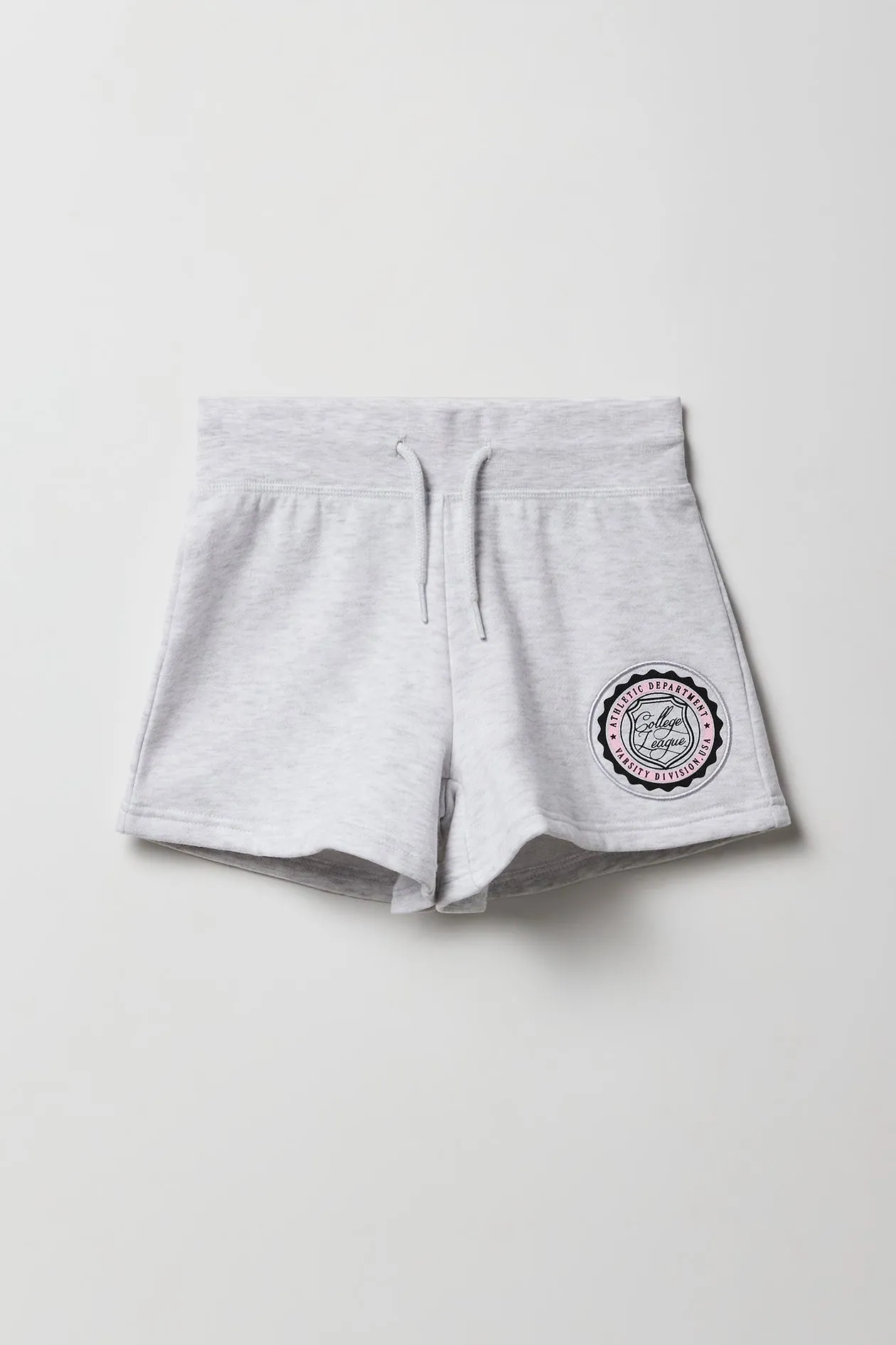 Girls Active Graphic Fleece Short