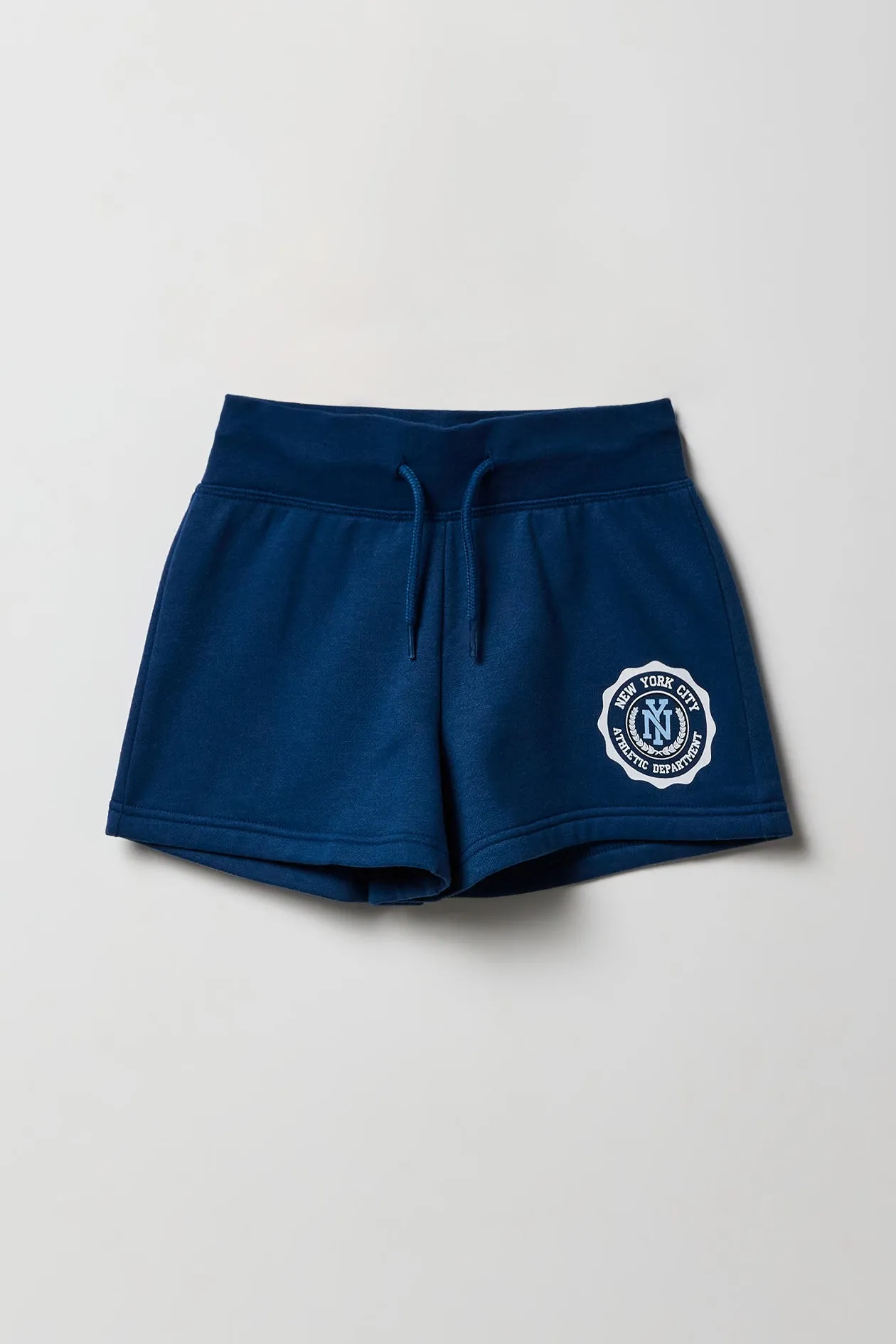 Girls Active Graphic Fleece Short