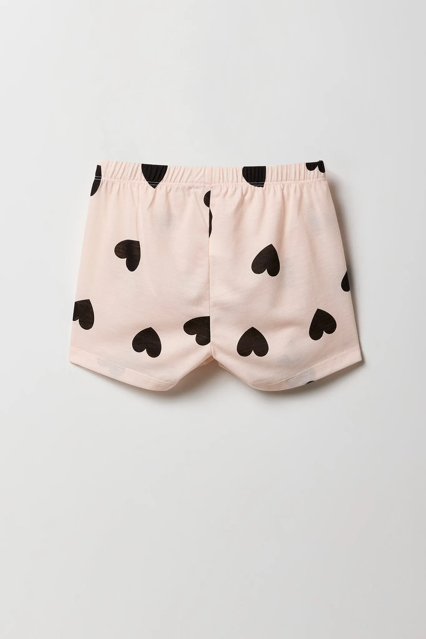 Girls Button-Up Top & Short 2 Piece Pajama Set