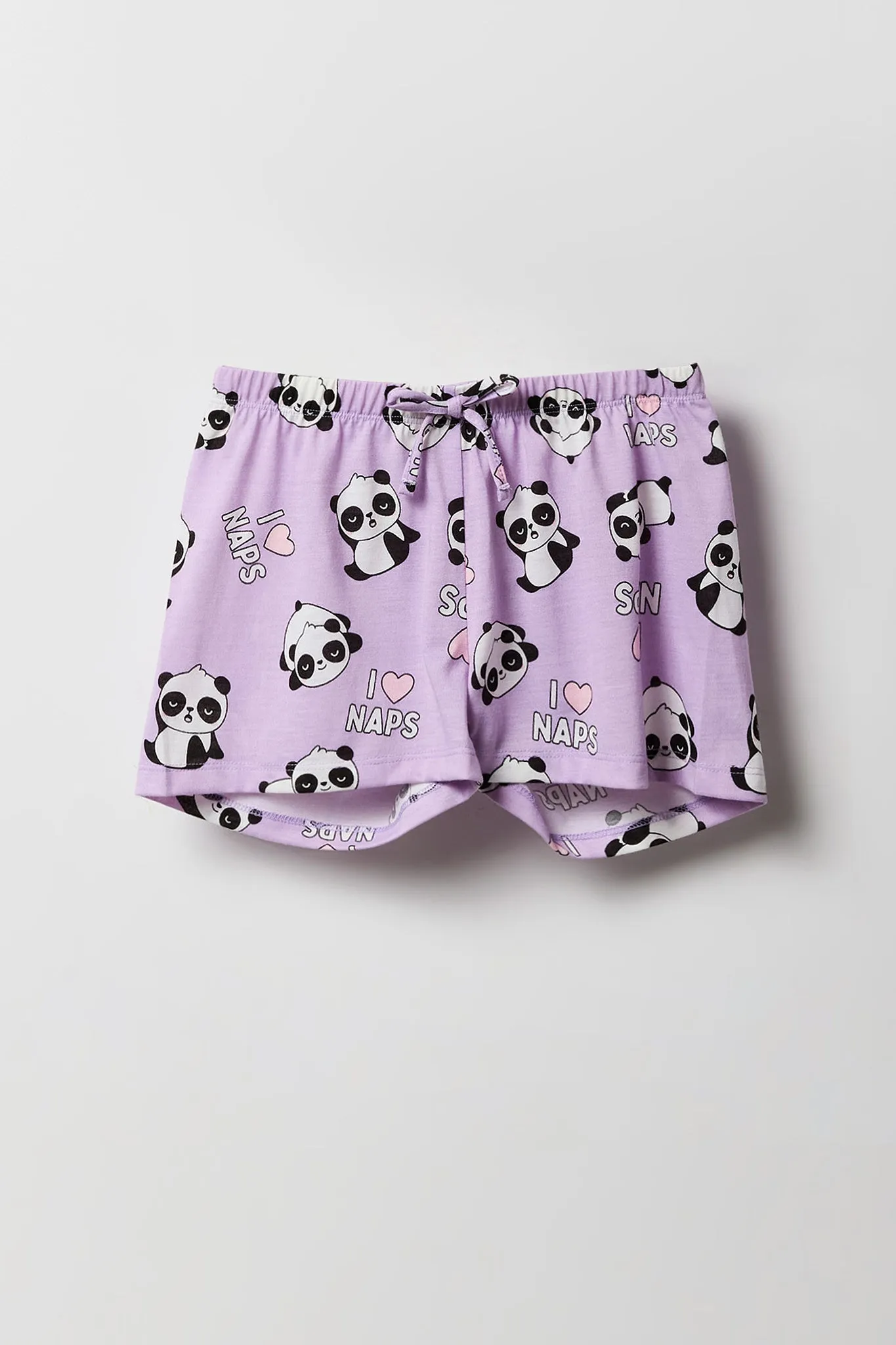 Girls Button-Up Top & Short 2 Piece Pajama Set