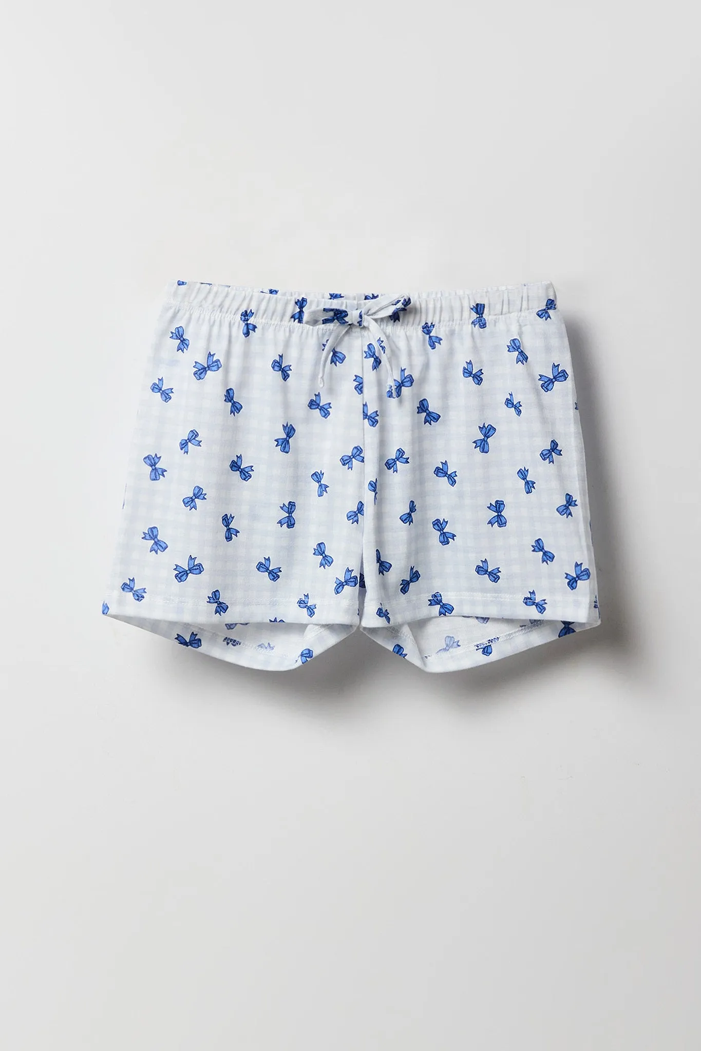 Girls Button-Up Top & Short 2 Piece Pajama Set