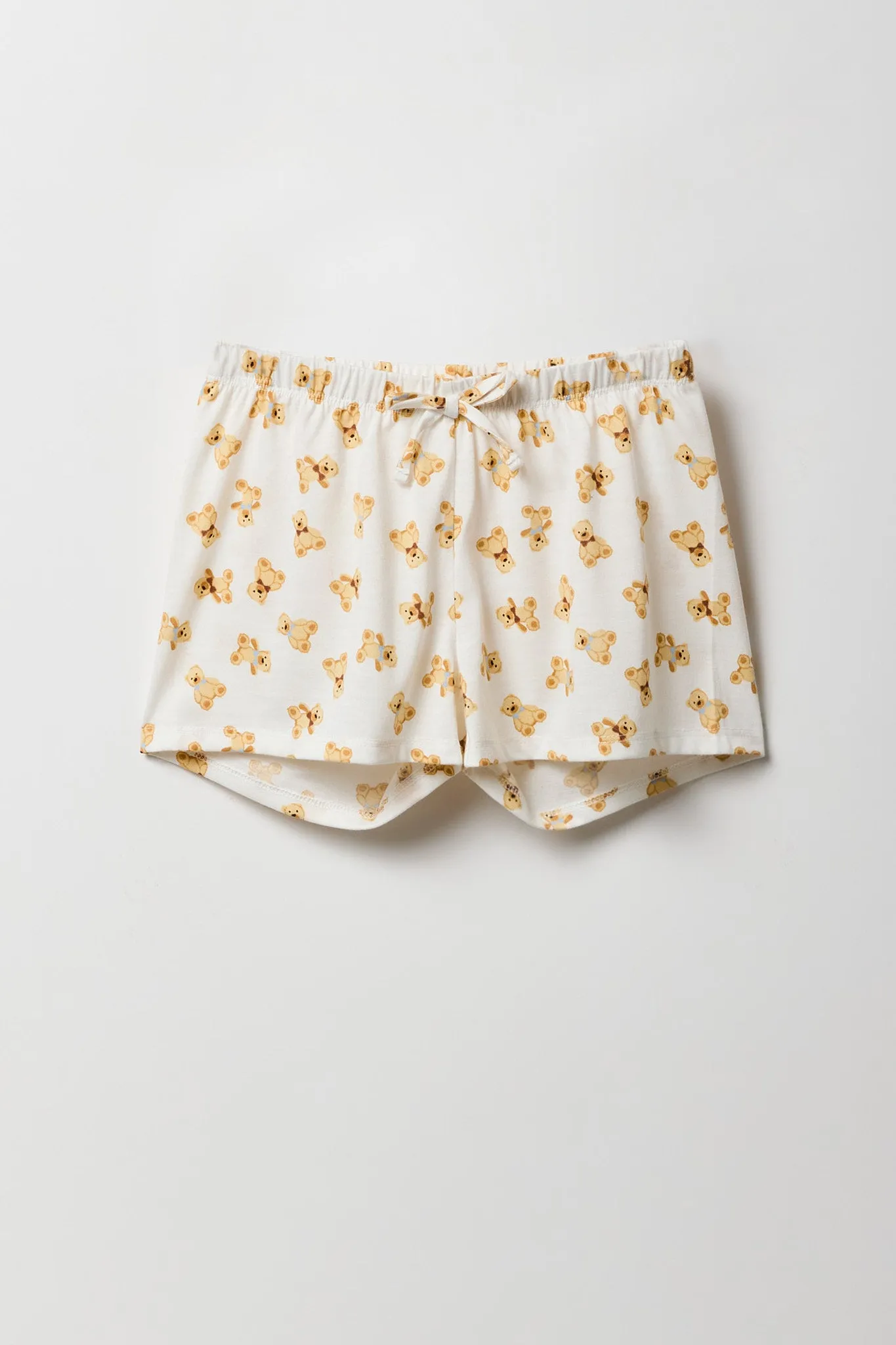 Girls Button-Up Top & Short 2 Piece Pajama Set