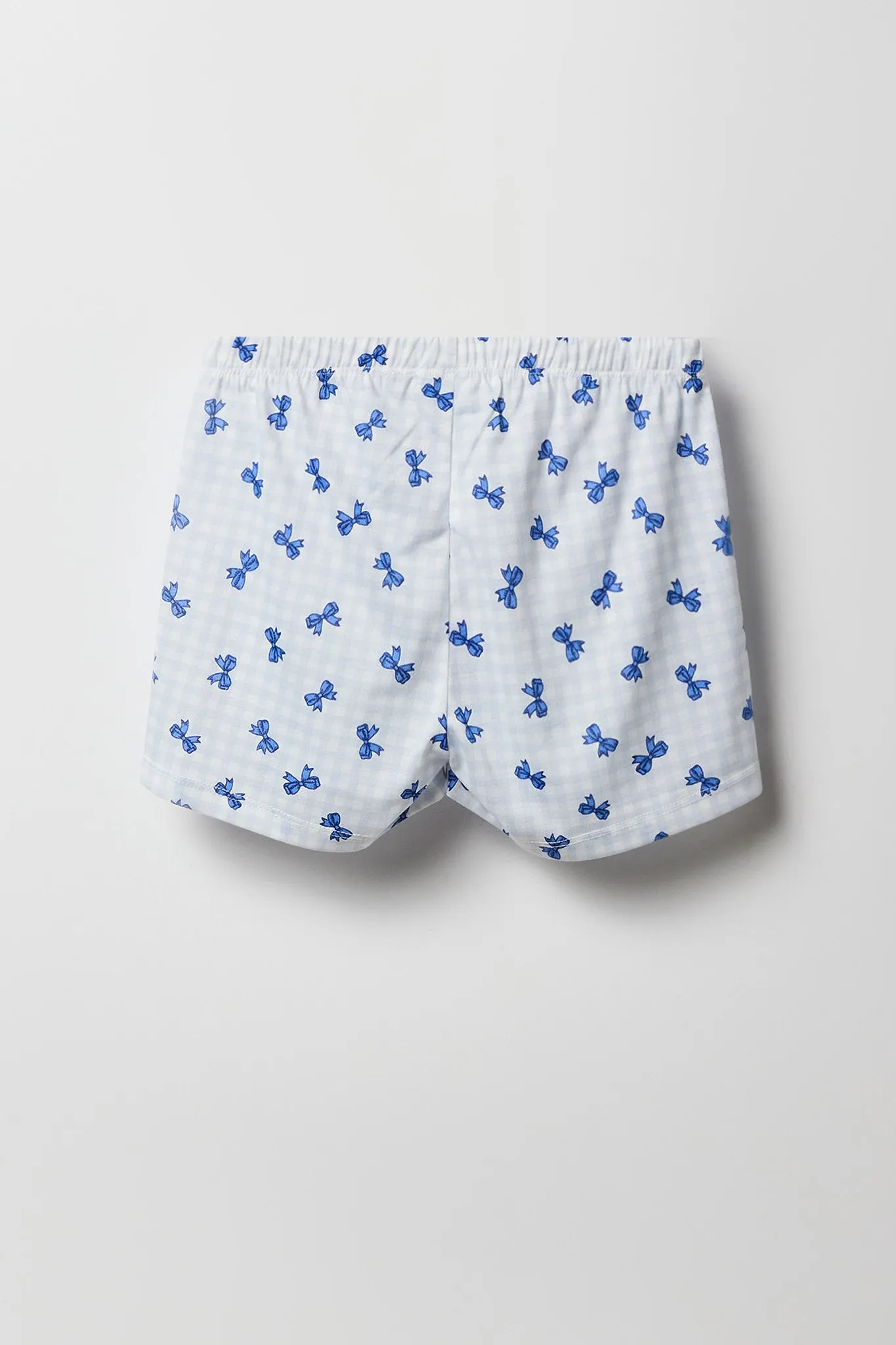 Girls Button-Up Top & Short 2 Piece Pajama Set