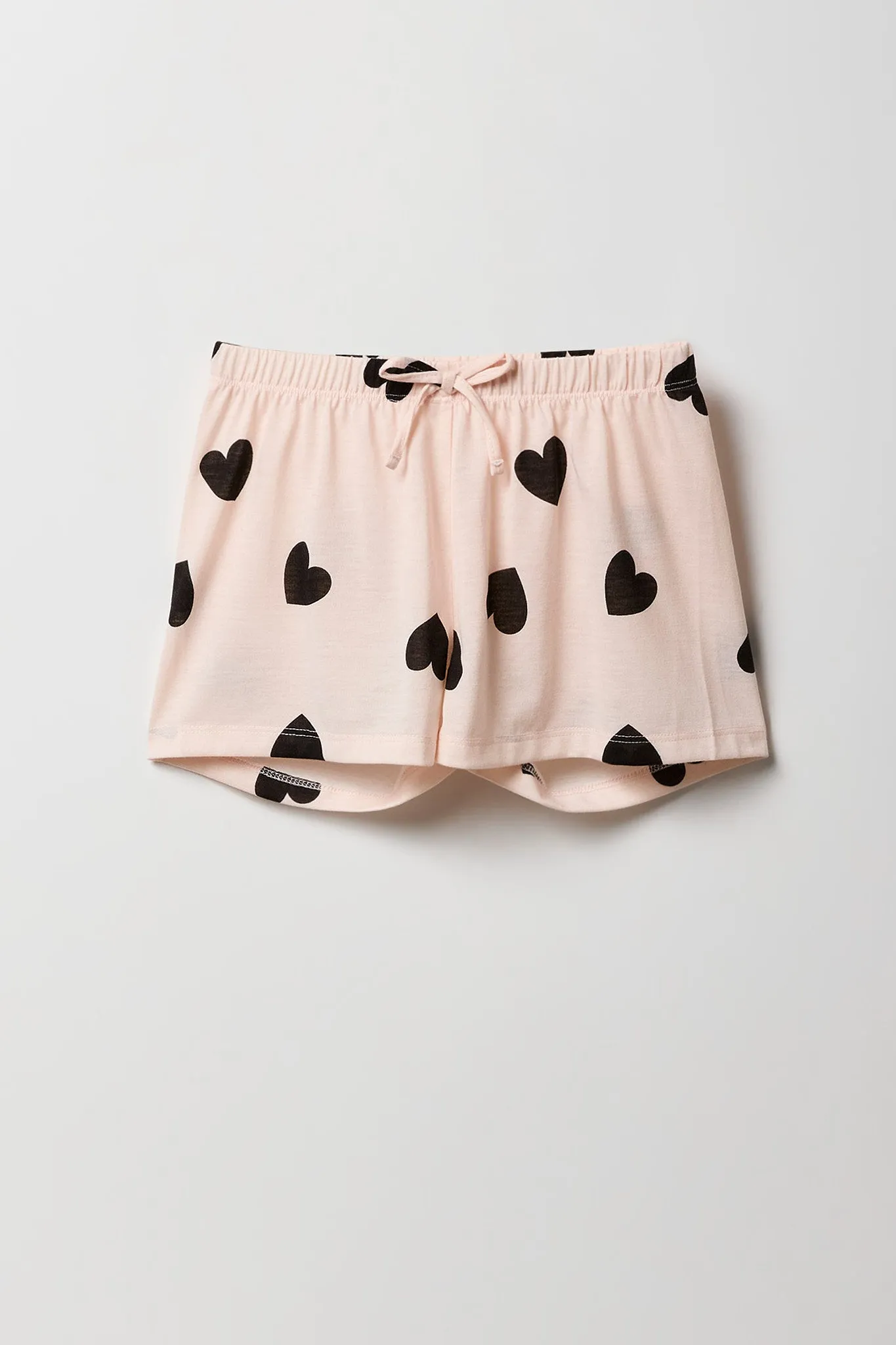 Girls Button-Up Top & Short 2 Piece Pajama Set