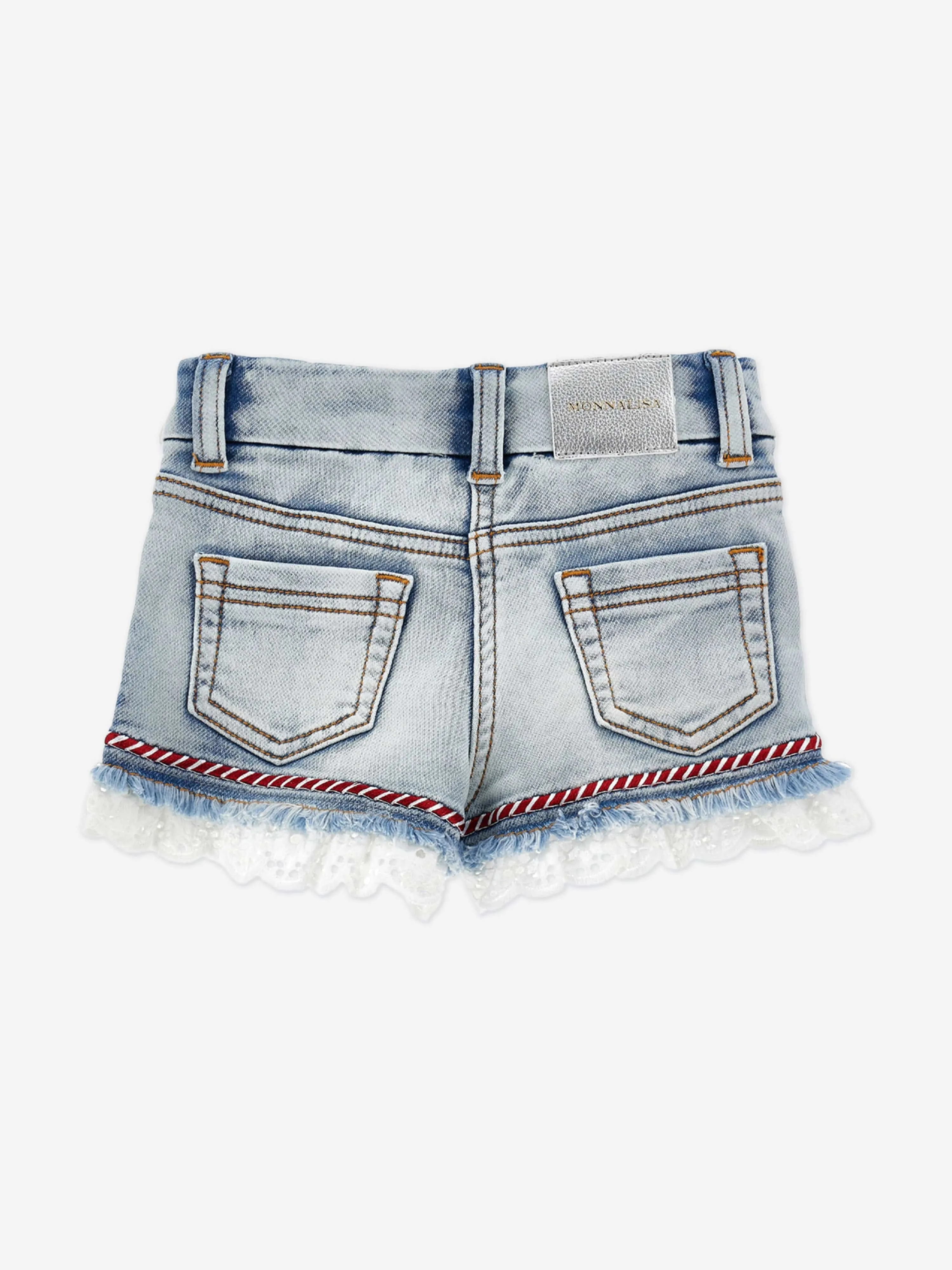 Girls Denim Shorts in Blue