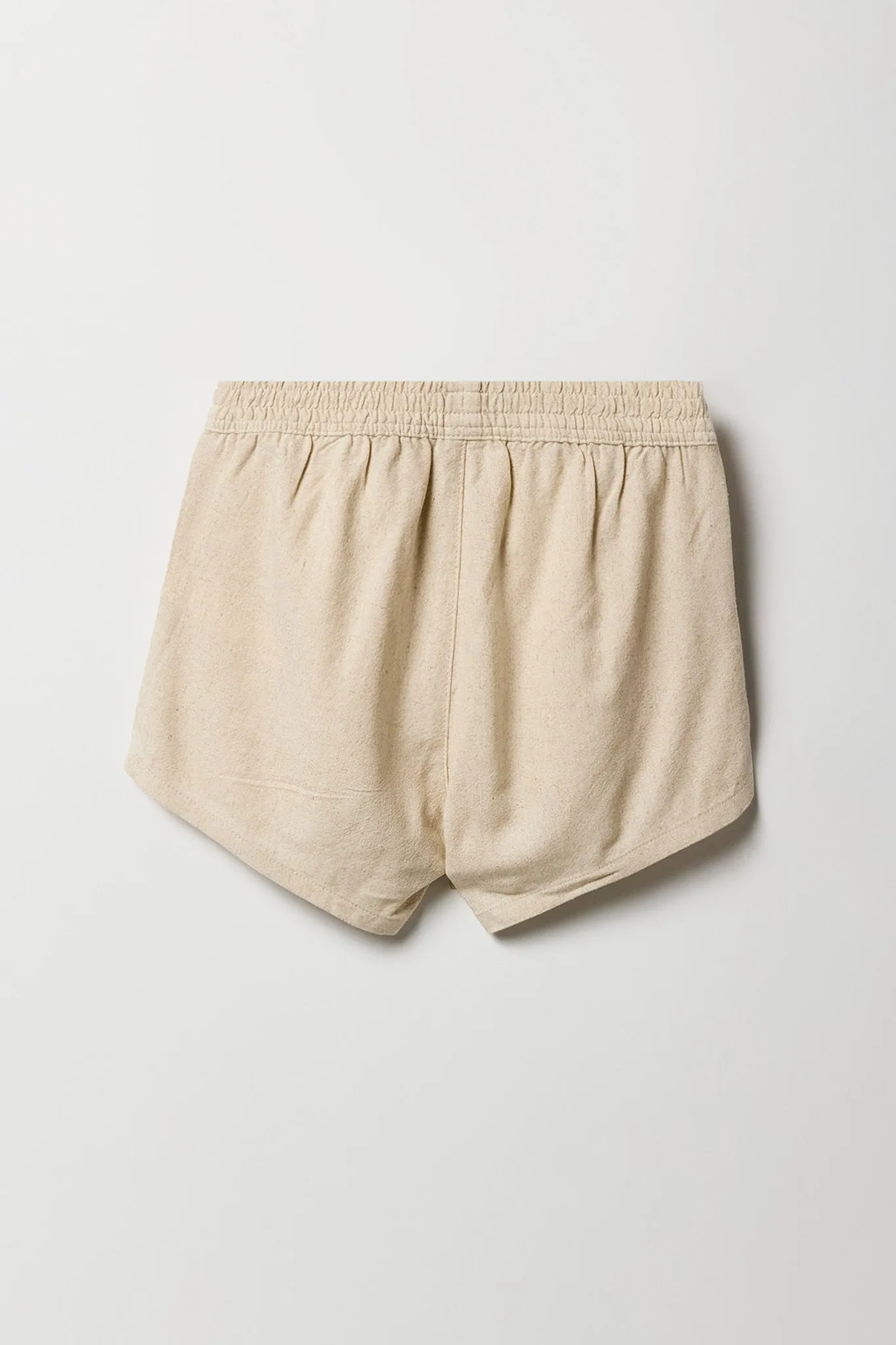 Girls Linen Drawstring Short