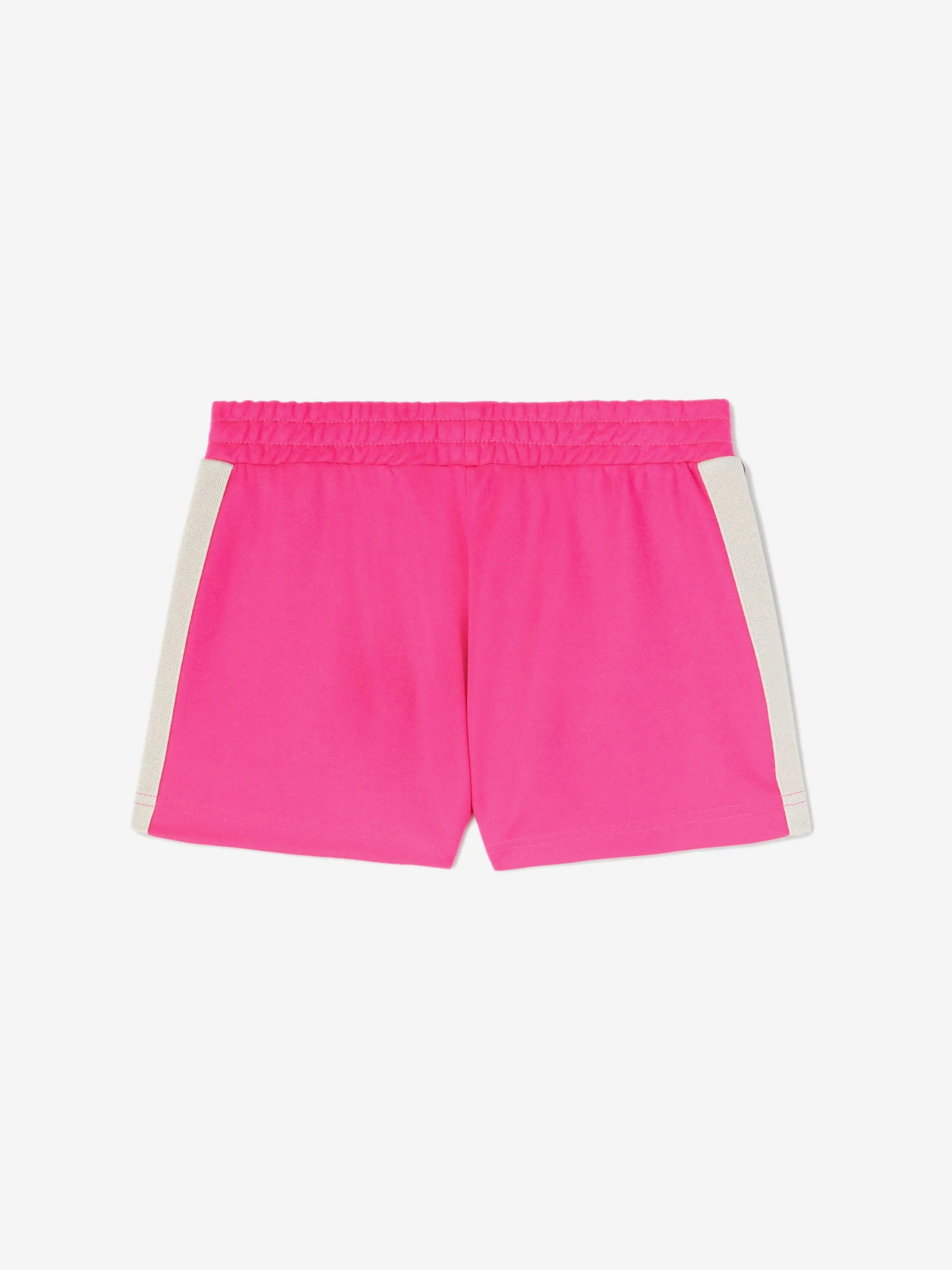 Girls Logo Track Shorts in Pink