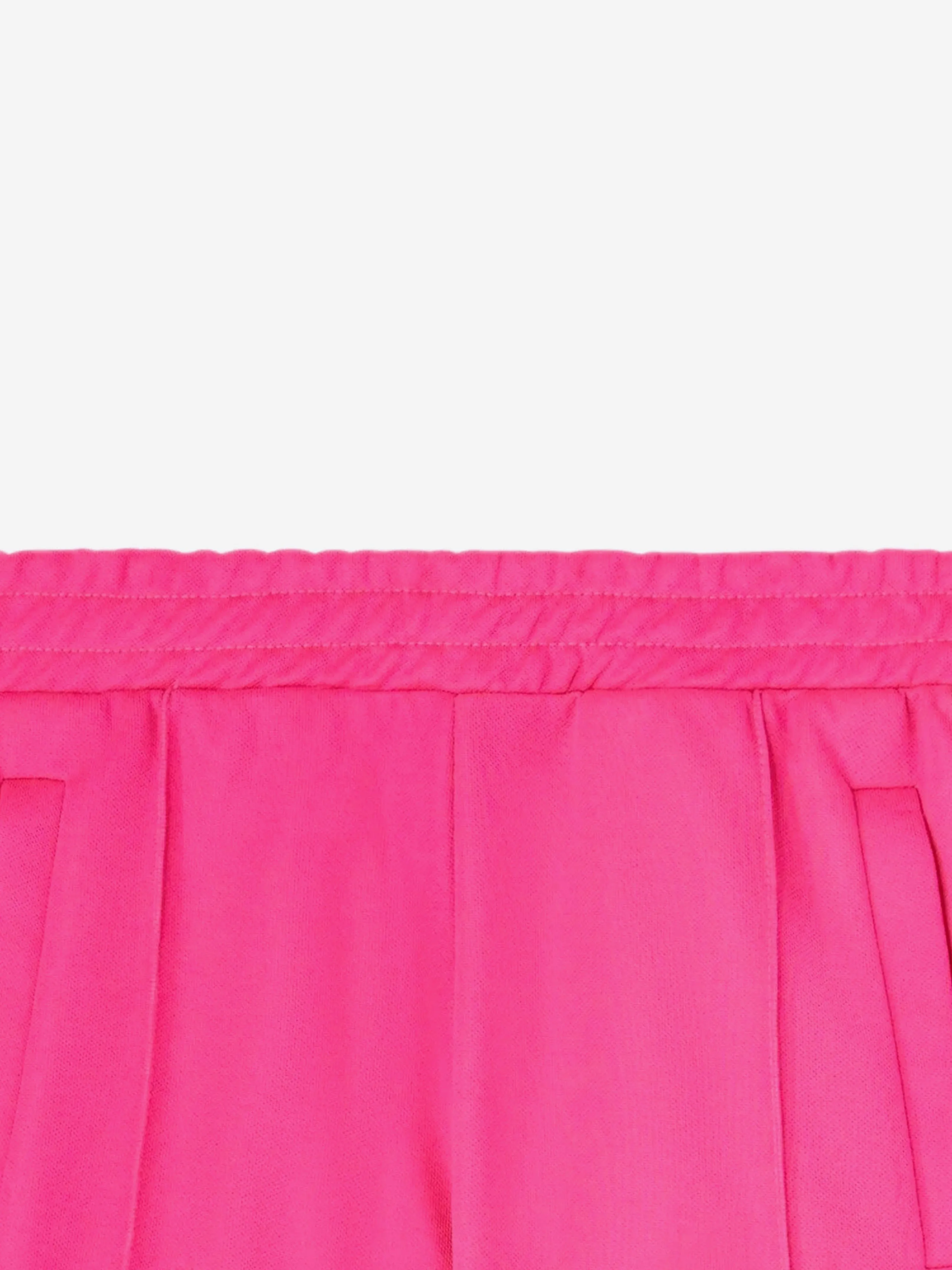 Girls Logo Track Shorts in Pink