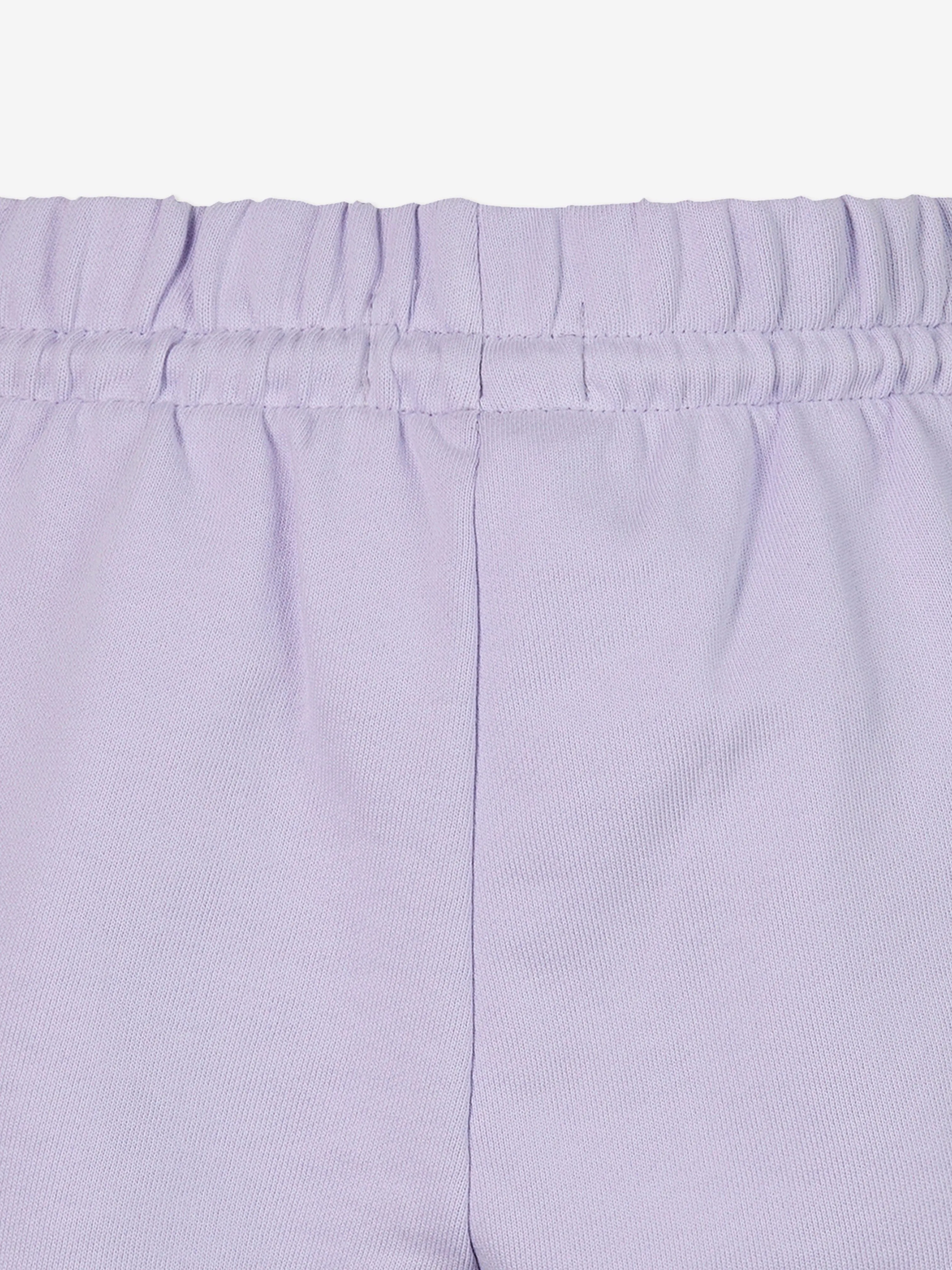 Girls Metallic CK Shorts in Purple