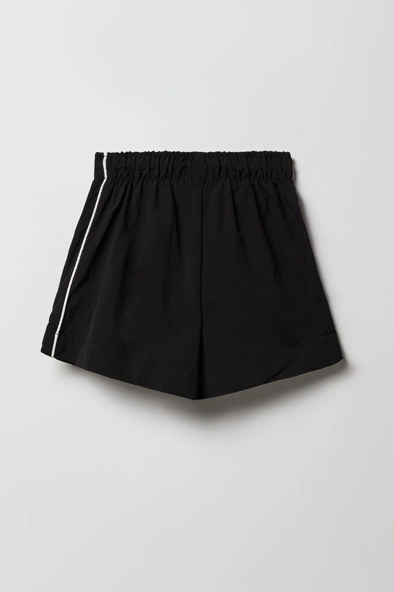 Girls Piping Zipper Pocket Short