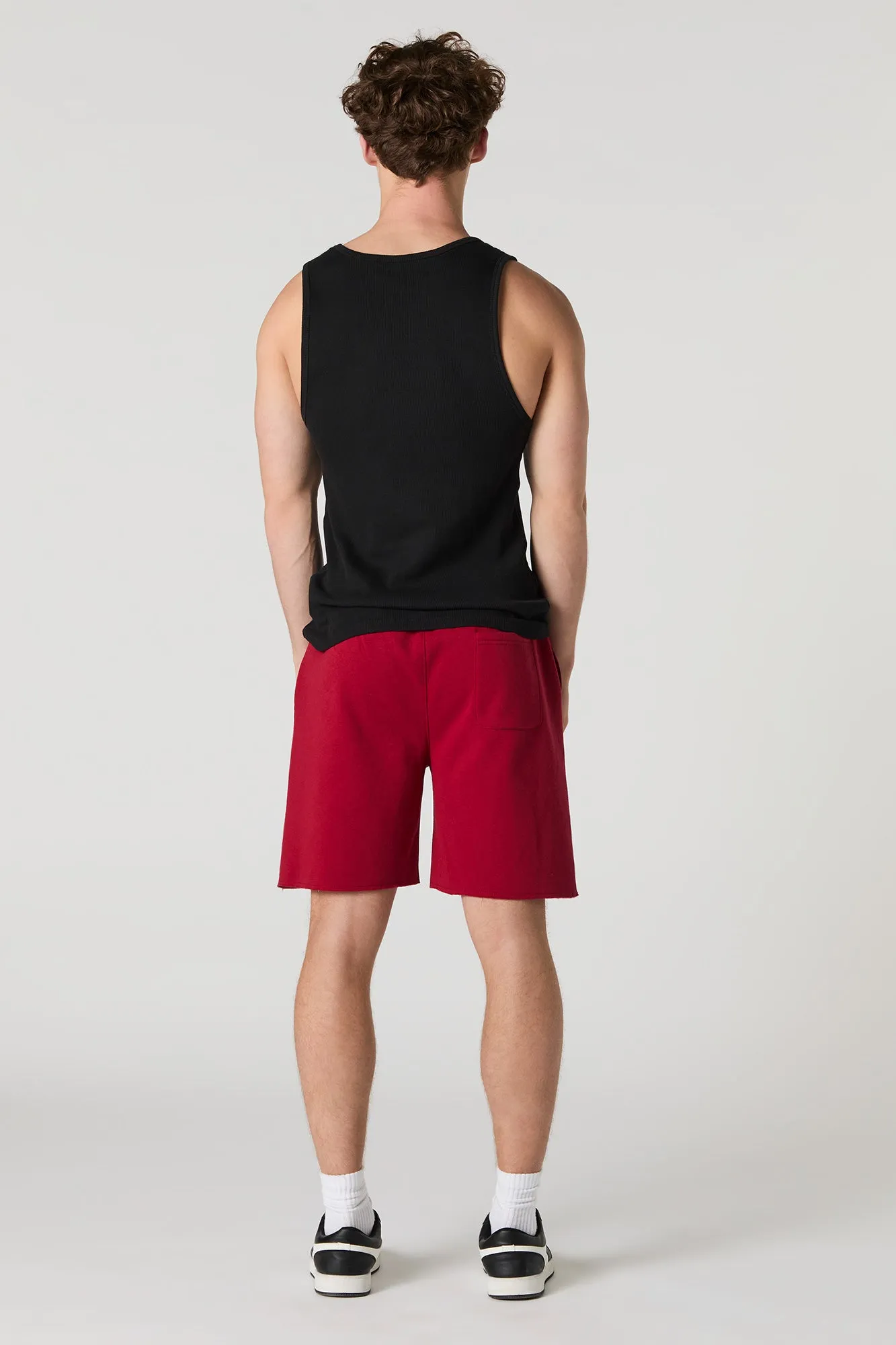 Graphic Fleece Short